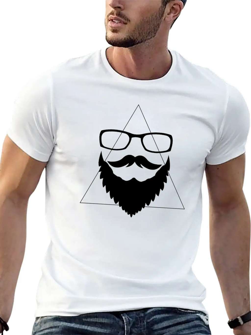 Mainstream Logo Breathable Soft Cotton T-Shirt – Timeless Casual Look