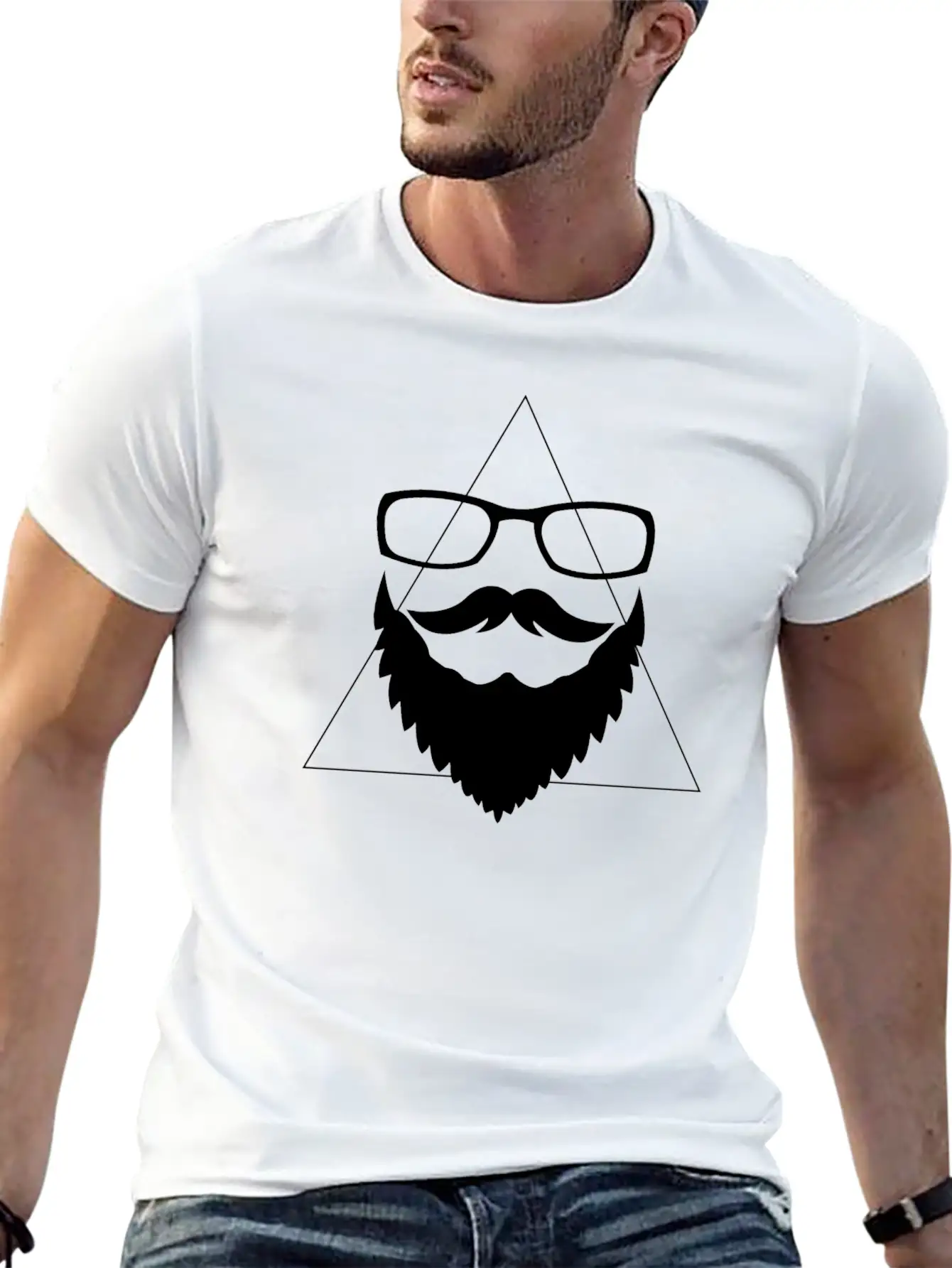 Mainstream Logo Breathable Soft Cotton T-Shirt – Timeless Casual Look