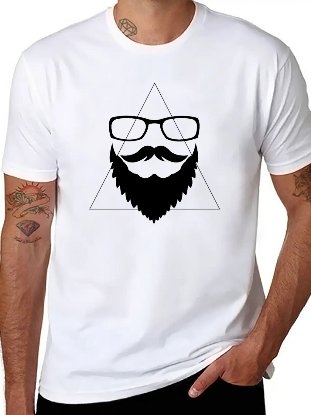 Mainstream Logo Breathable Soft Cotton T-Shirt – Timeless Casual Look