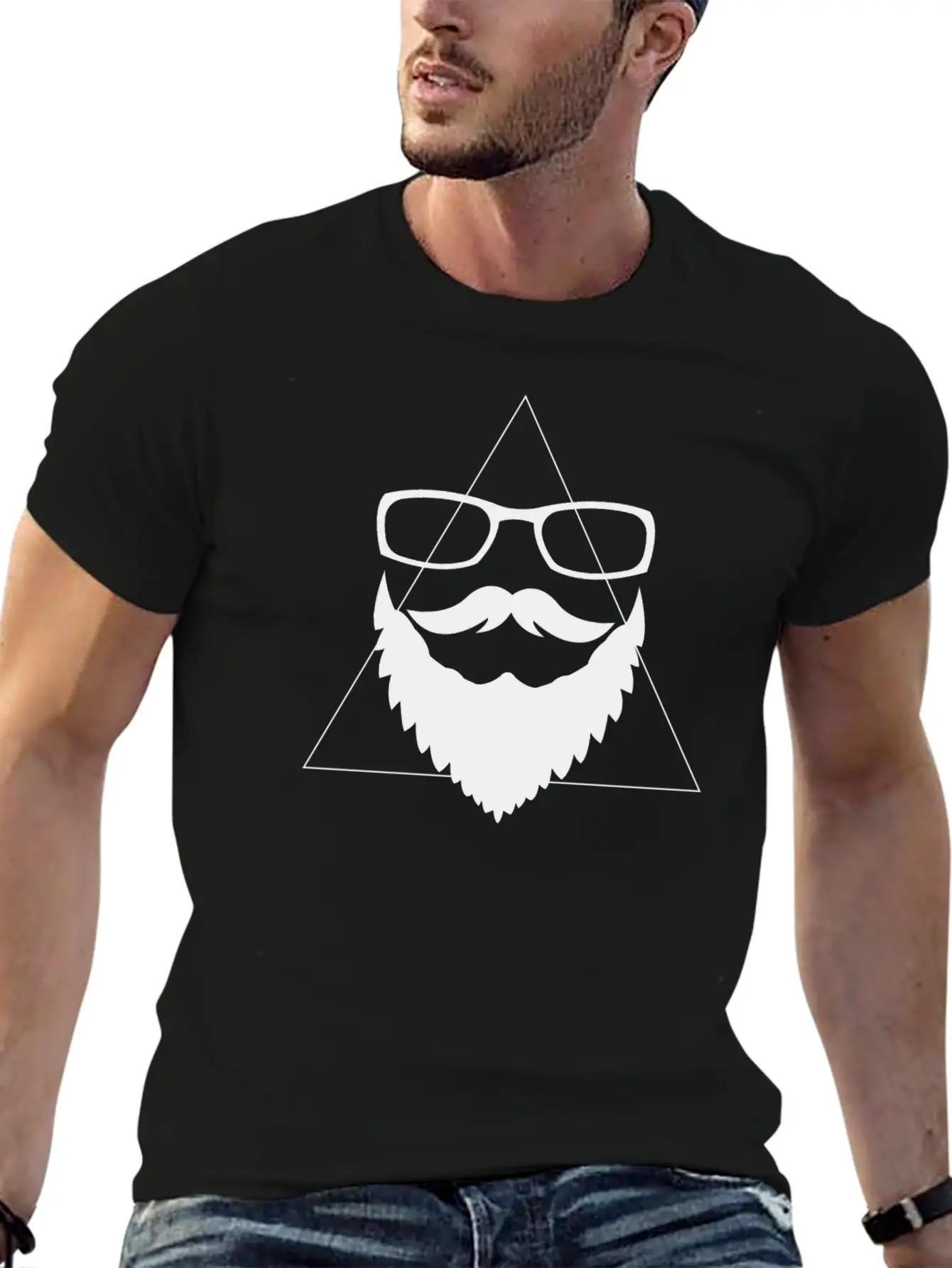 Mainstream Logo Breathable Soft Cotton T-Shirt – Timeless Casual Look