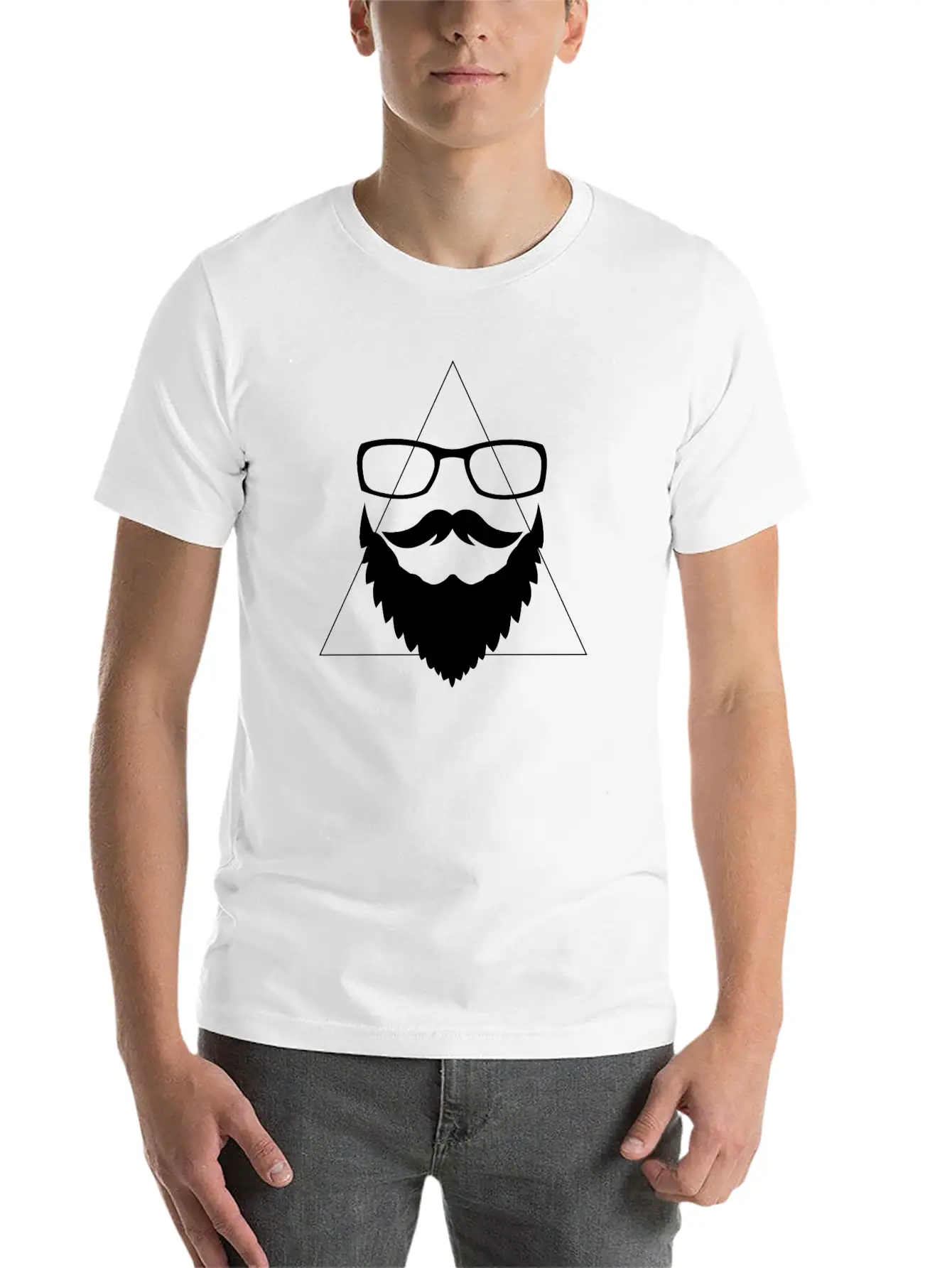 Mainstream Logo Breathable Soft Cotton T-Shirt – Timeless Casual Look