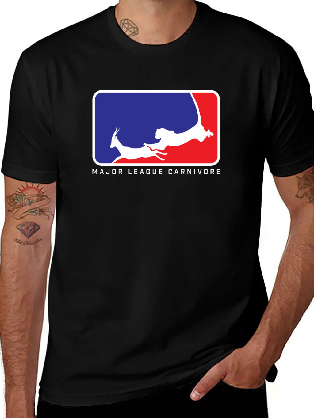 Major League Carnivore Classic Fit Graphic Tee For Daily Comfort – Unisex Cotton Shirt
