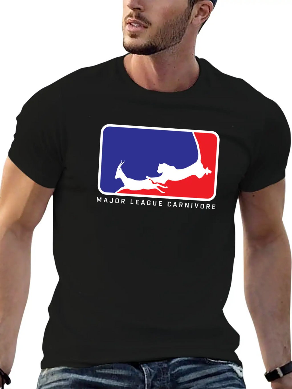 Major League Carnivore Classic Fit Graphic Tee For Daily Comfort – Unisex Cotton Shirt