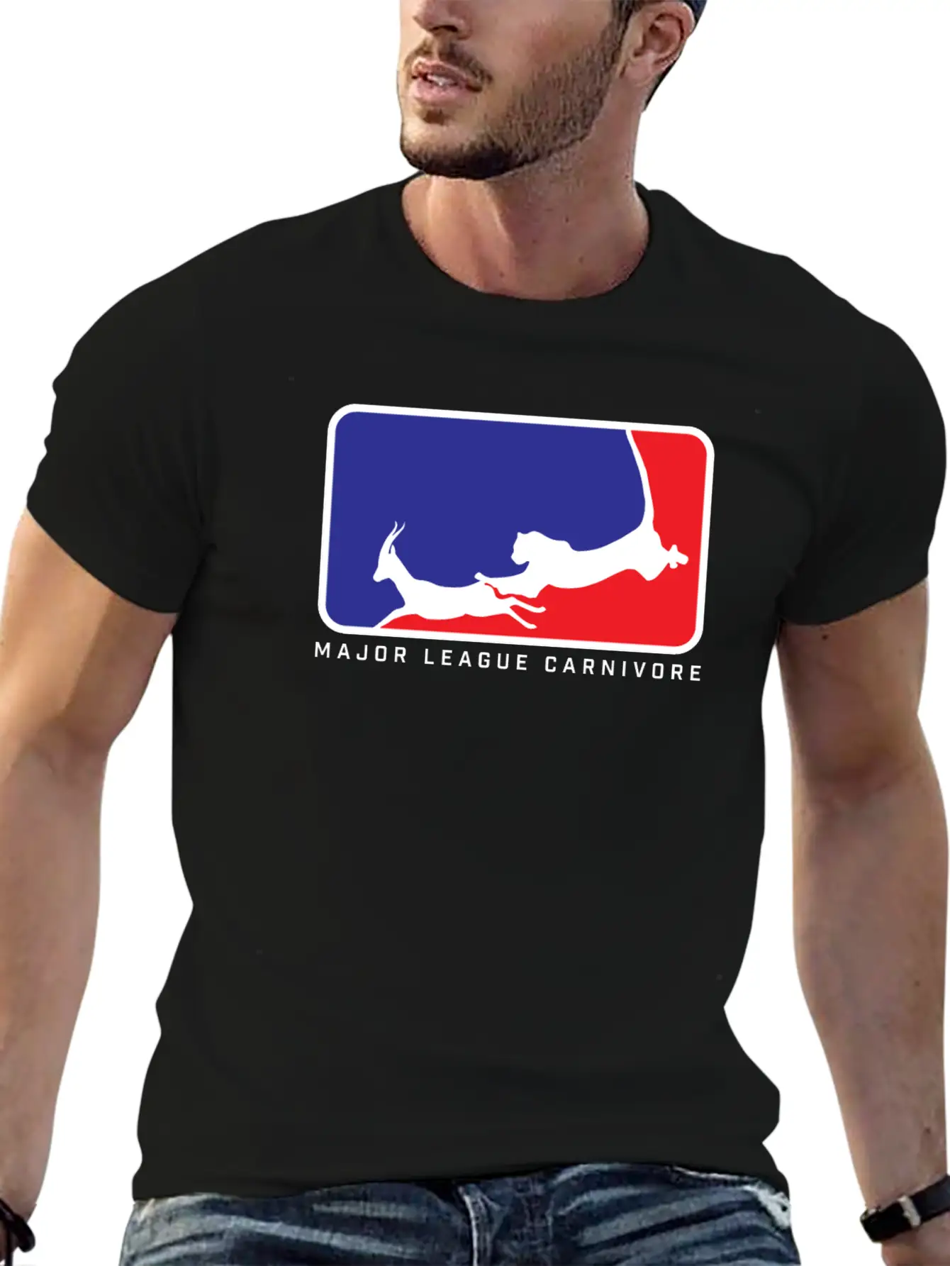 Major League Carnivore Classic Fit Graphic Tee For Daily Comfort – Unisex Cotton Shirt