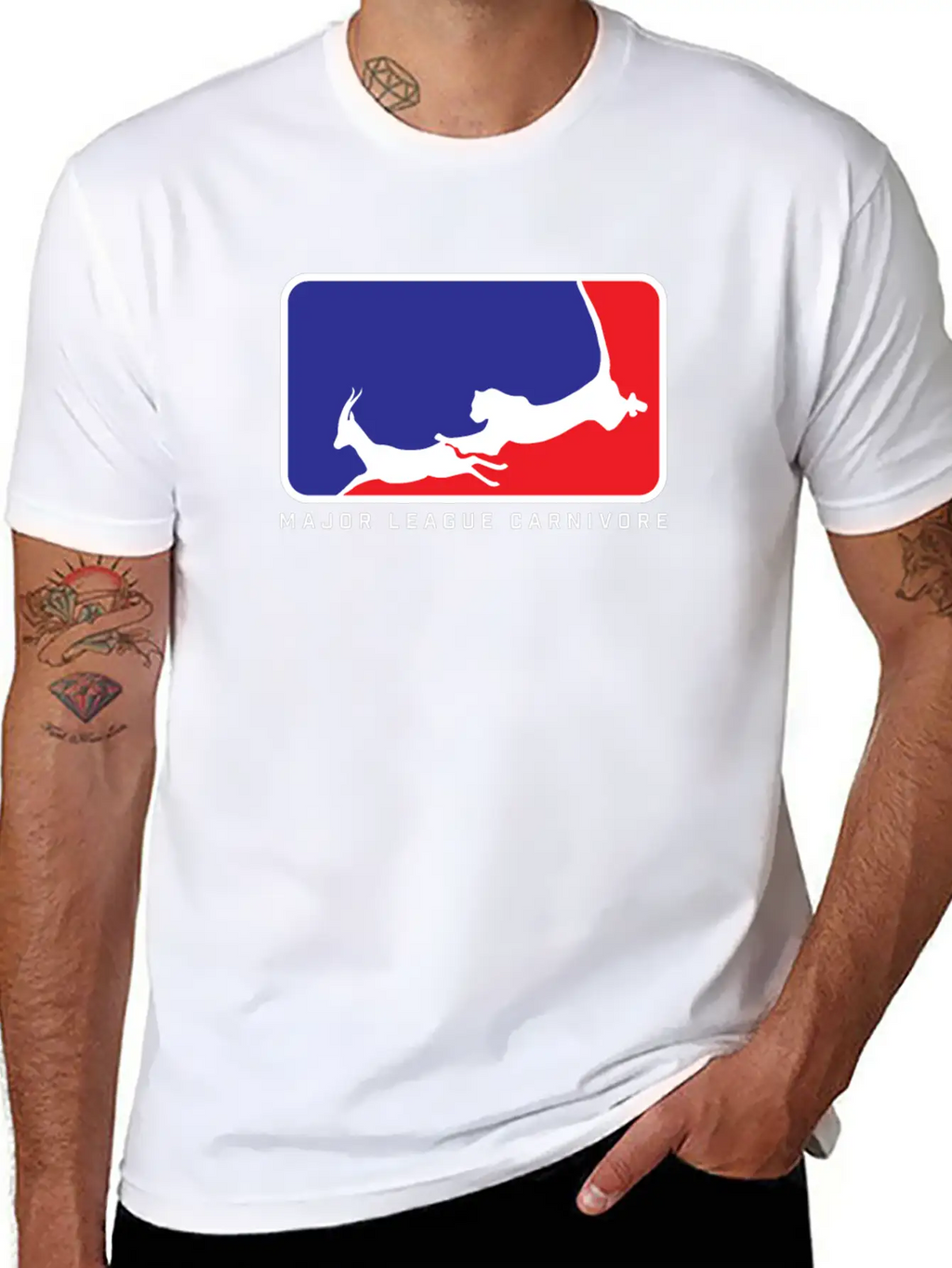 Major League Carnivore Classic Fit Graphic Tee For Daily Comfort – Unisex Cotton Shirt