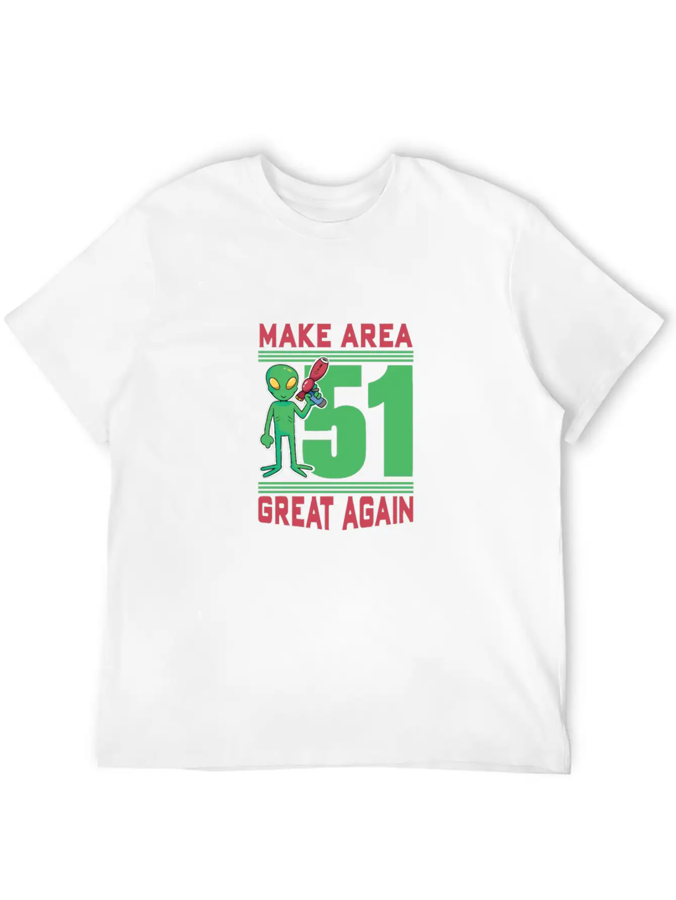 Make Area 51 Great Again Alien Funny Shirt Unisex Casual T-Shirt – Clean Design For Daily Comfort