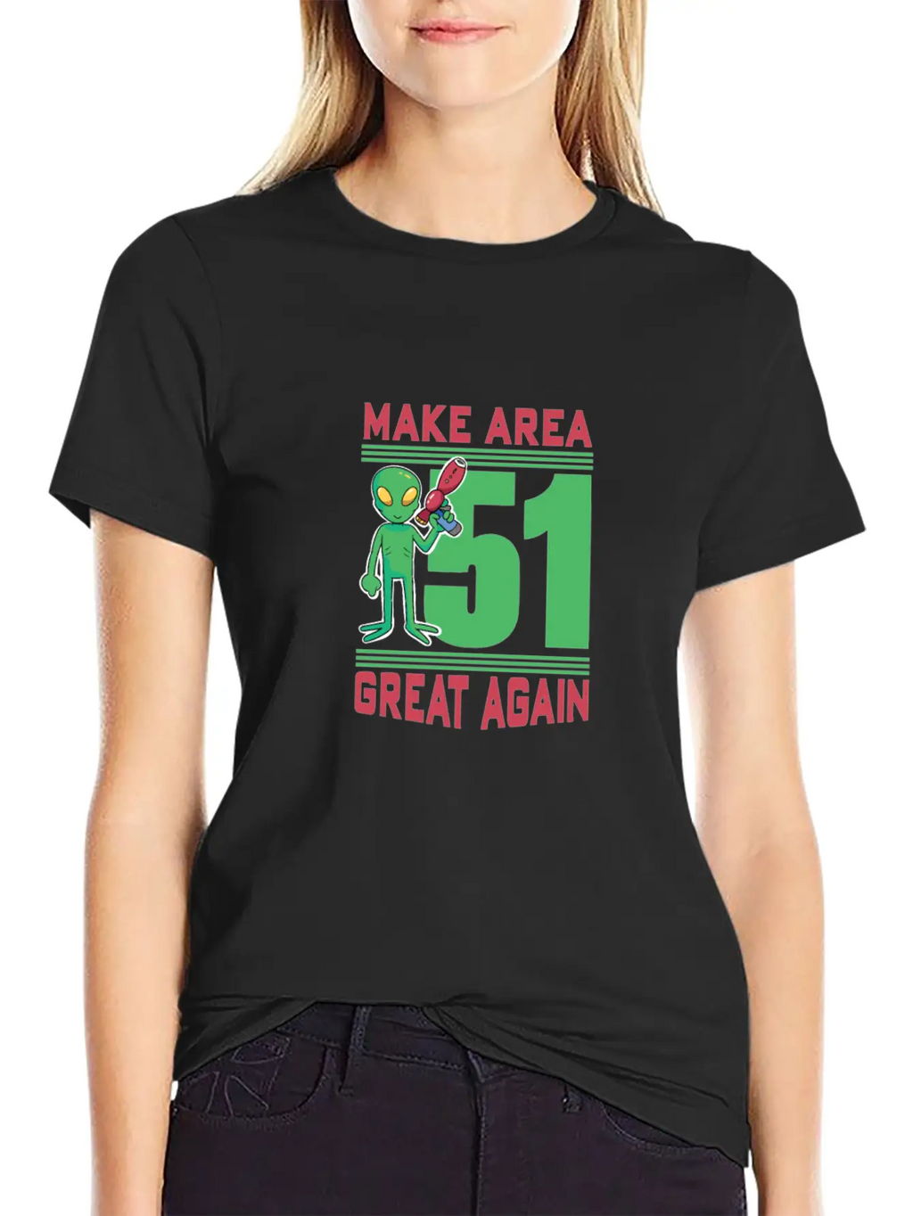Make Area 51 Great Again Alien Funny Shirt Unisex Casual T-Shirt – Clean Design For Daily Comfort