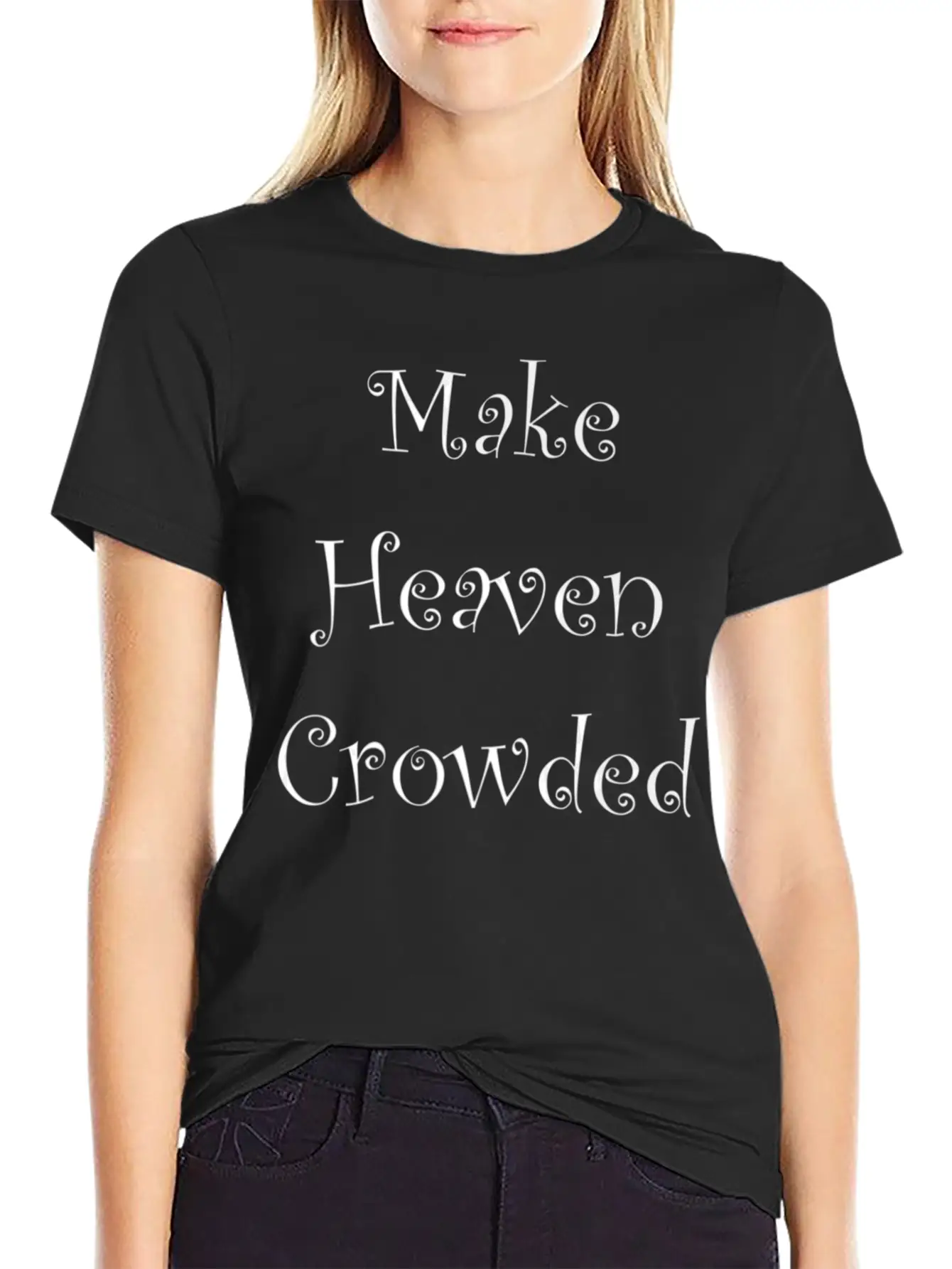 Make Heaven Crowded Clothing Premium Unisex Casual T-Shirt – Clean Design For Daily Comfort