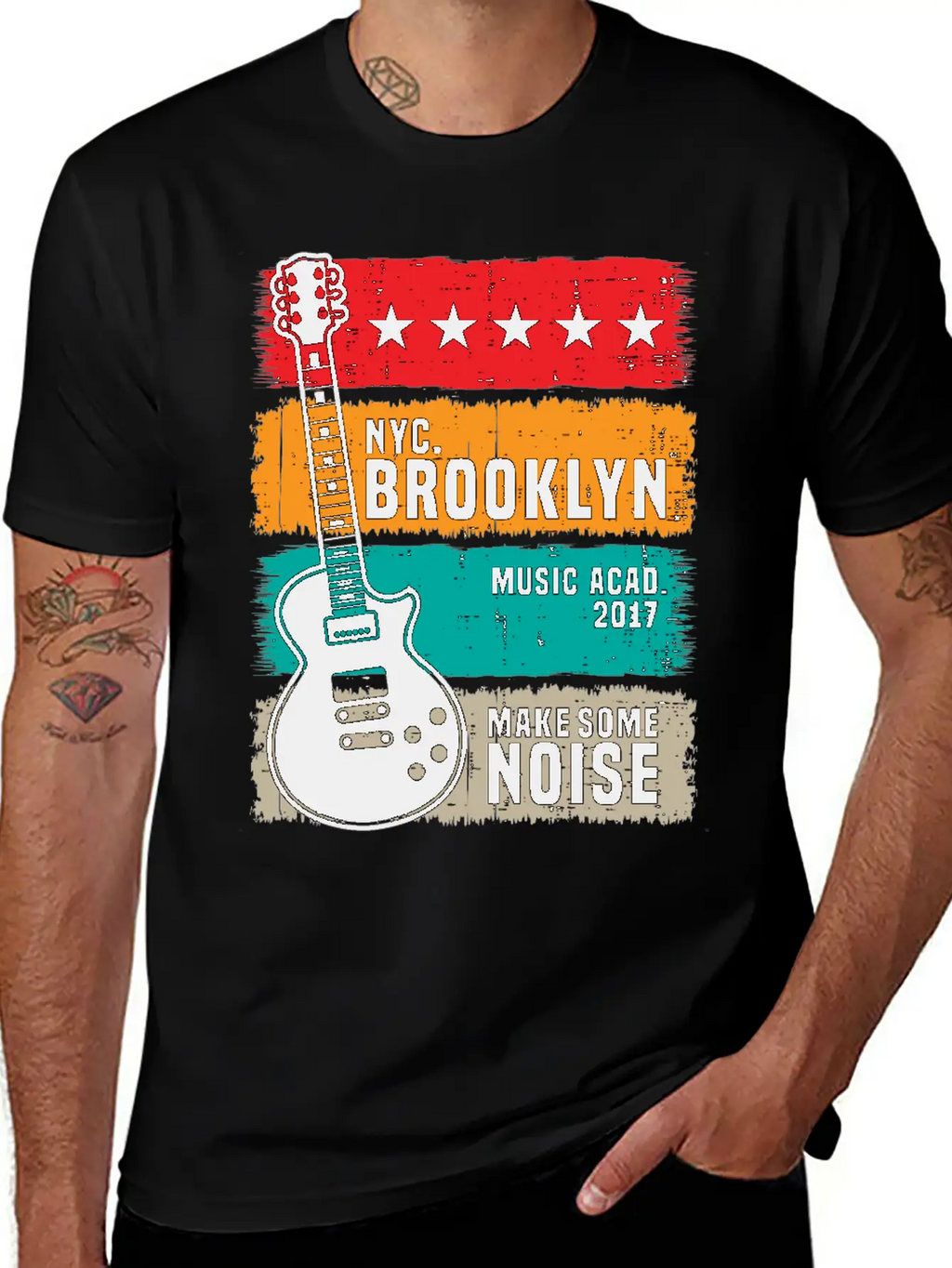 Make Some Noise Classic Fit Graphic Tee For Daily Comfort – Unisex Cotton Shirt