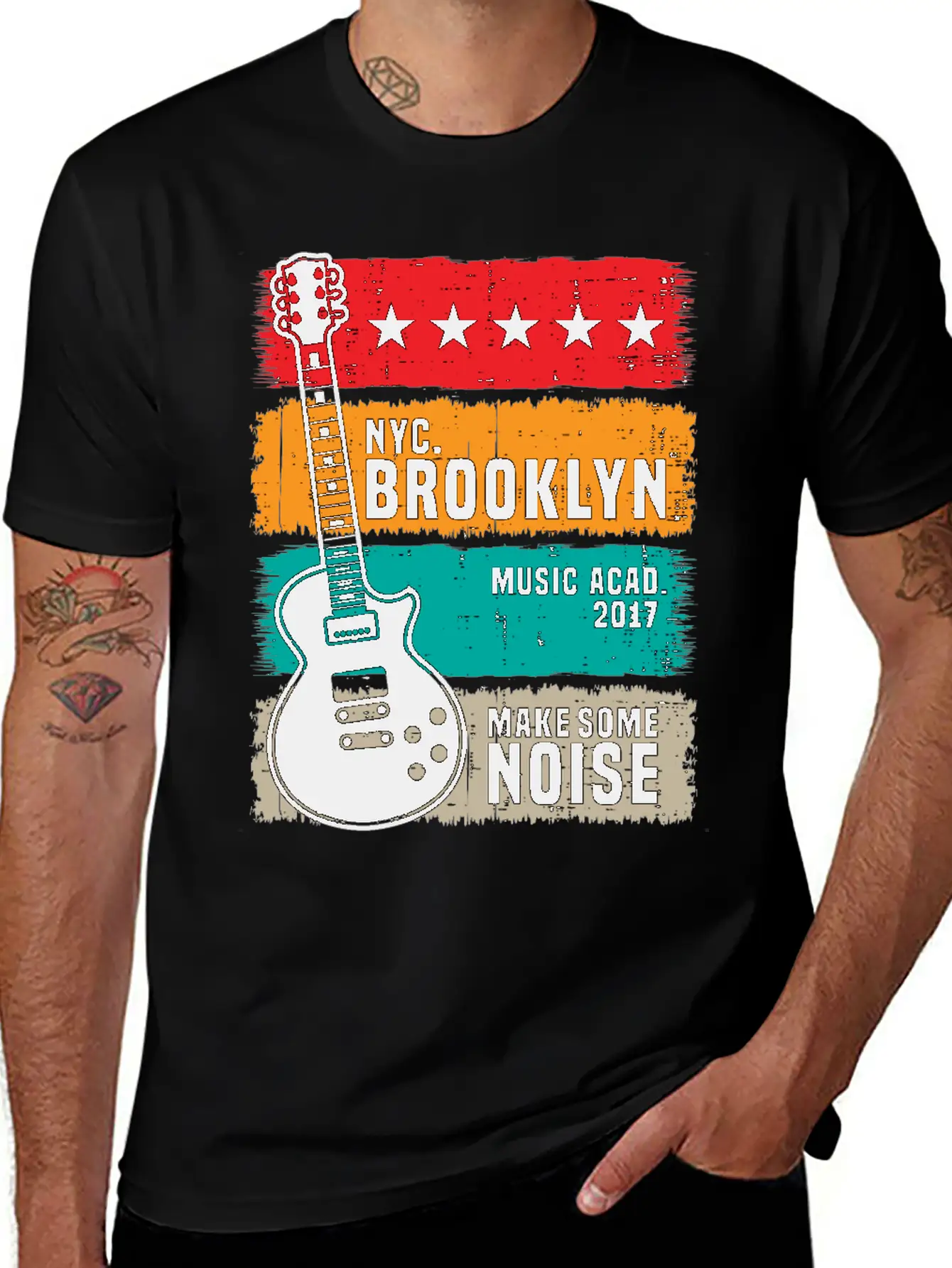 Make Some Noise Classic Fit Graphic Tee For Daily Comfort – Unisex Cotton Shirt
