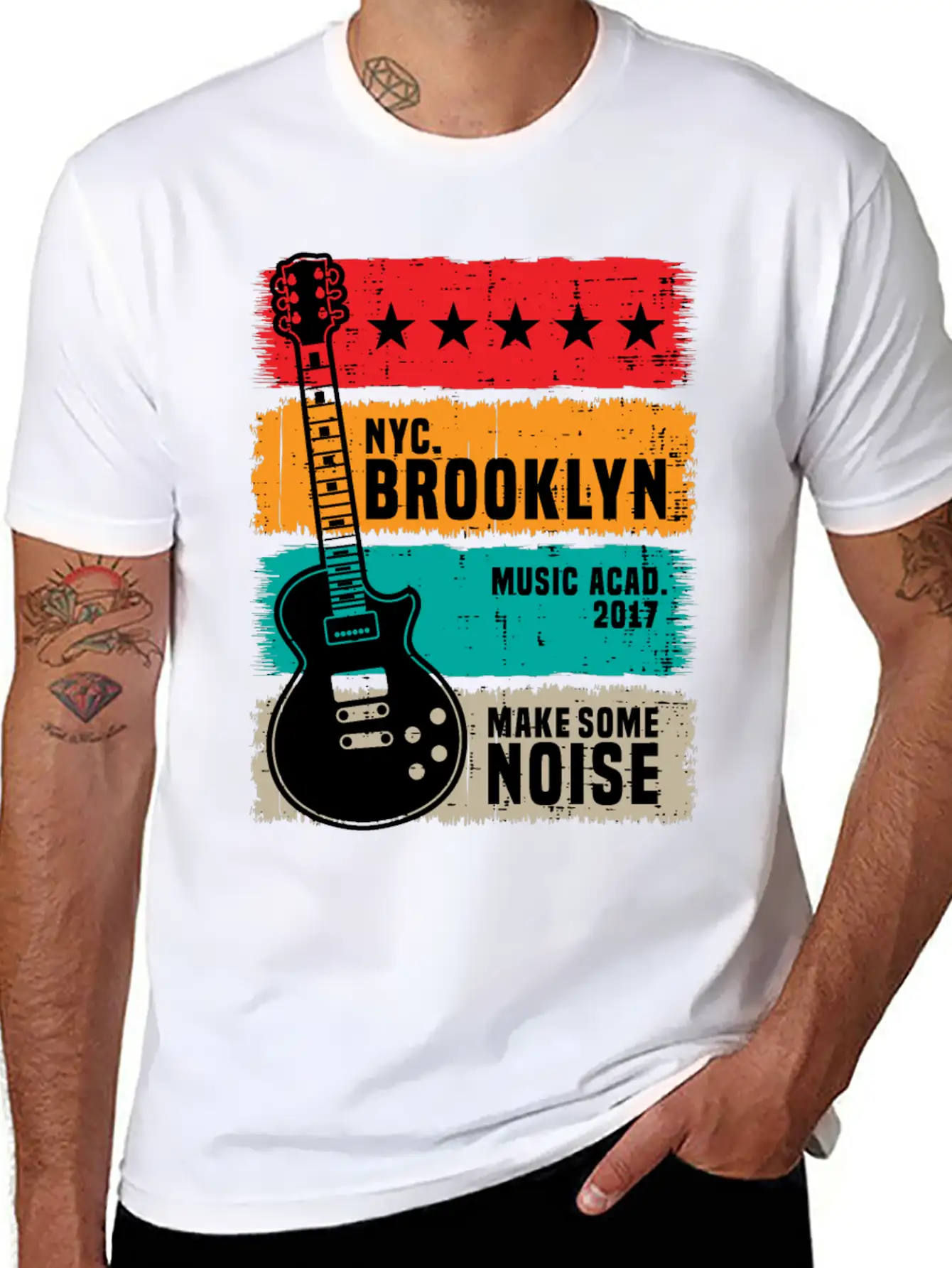 Make Some Noise Classic Fit Graphic Tee For Daily Comfort – Unisex Cotton Shirt