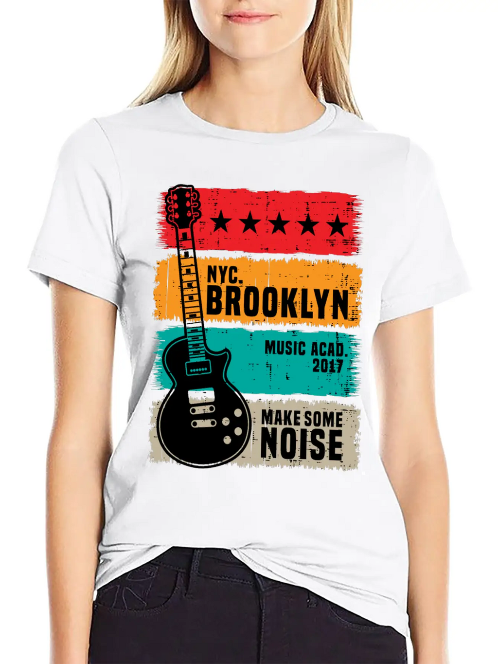 Make Some Noise Classic Fit Graphic Tee For Daily Comfort – Unisex Cotton Shirt