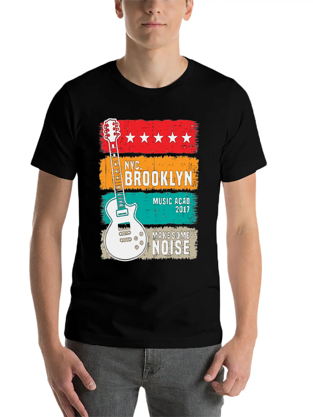 Make Some Noise Classic Fit Graphic Tee For Daily Comfort – Unisex Cotton Shirt