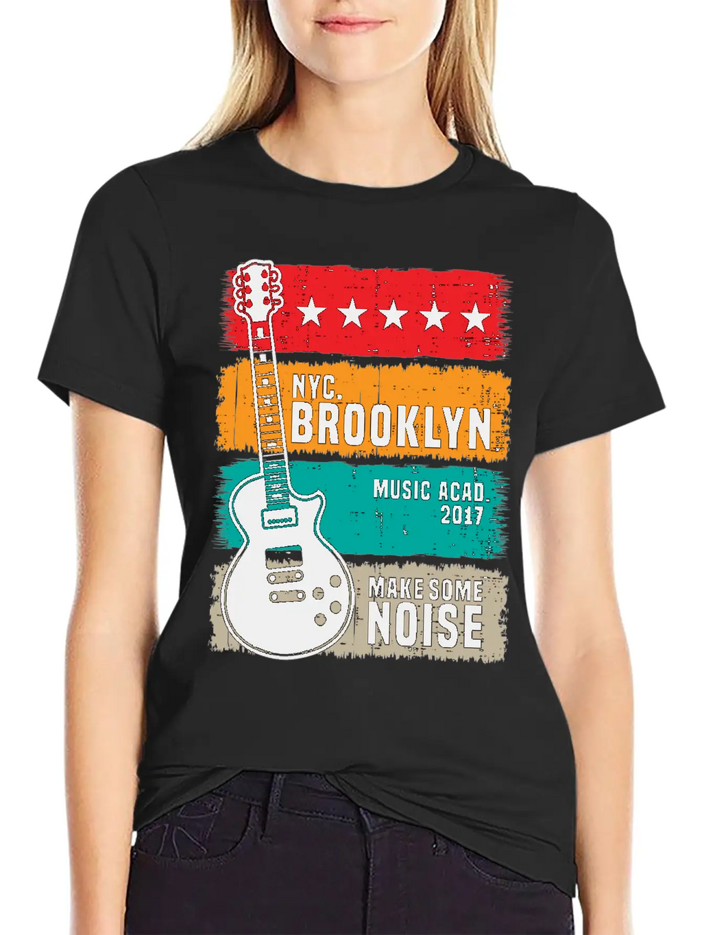 Make Some Noise Classic Fit Graphic Tee For Daily Comfort – Unisex Cotton Shirt