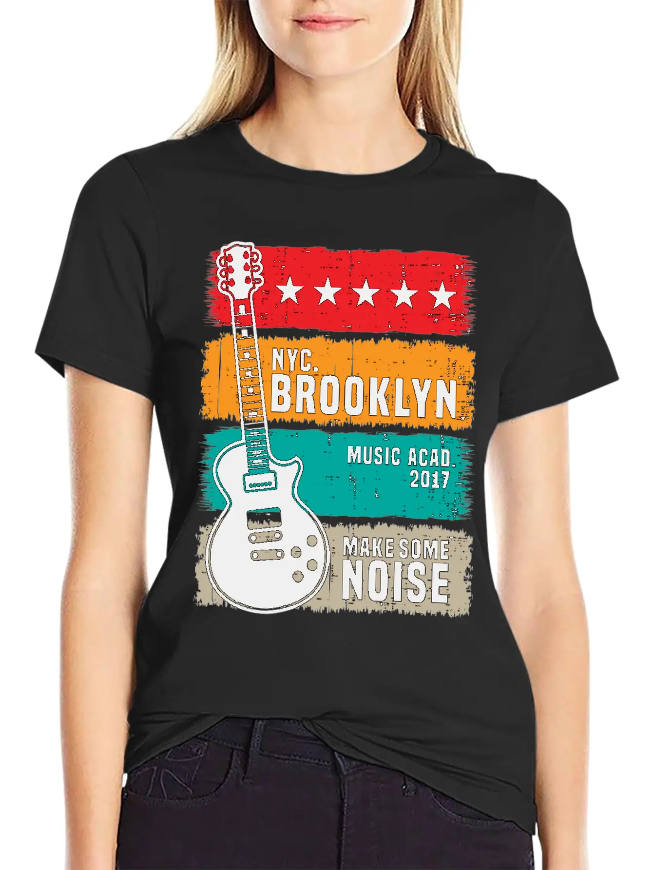 Make Some Noise Classic Fit Graphic Tee For Daily Comfort – Unisex Cotton Shirt