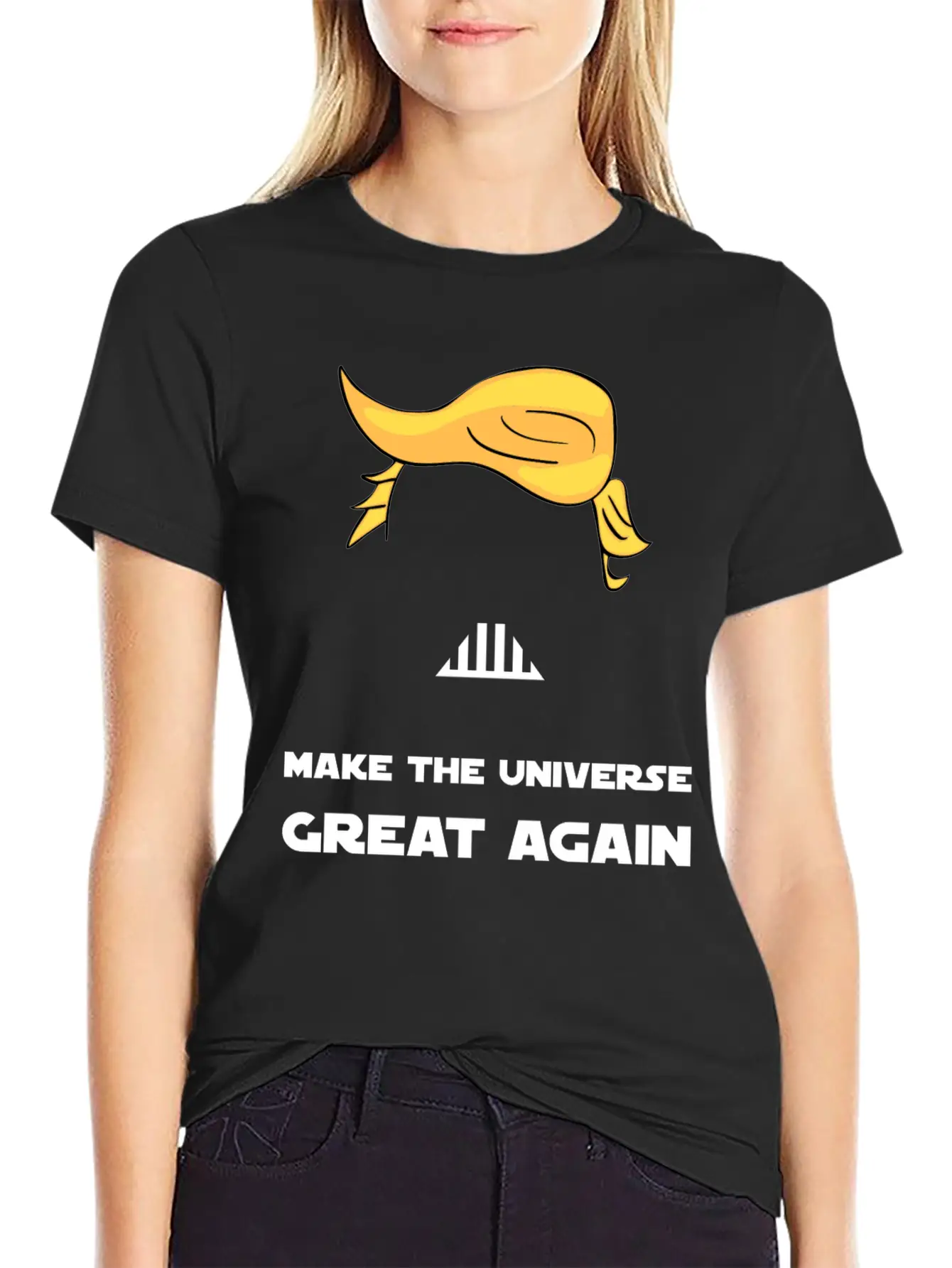 MAKE THE UNIVERSE GREAT AGAIN Unisex Short Sleeve Soft Cotton T-Shirt – Casual Everyday Wear