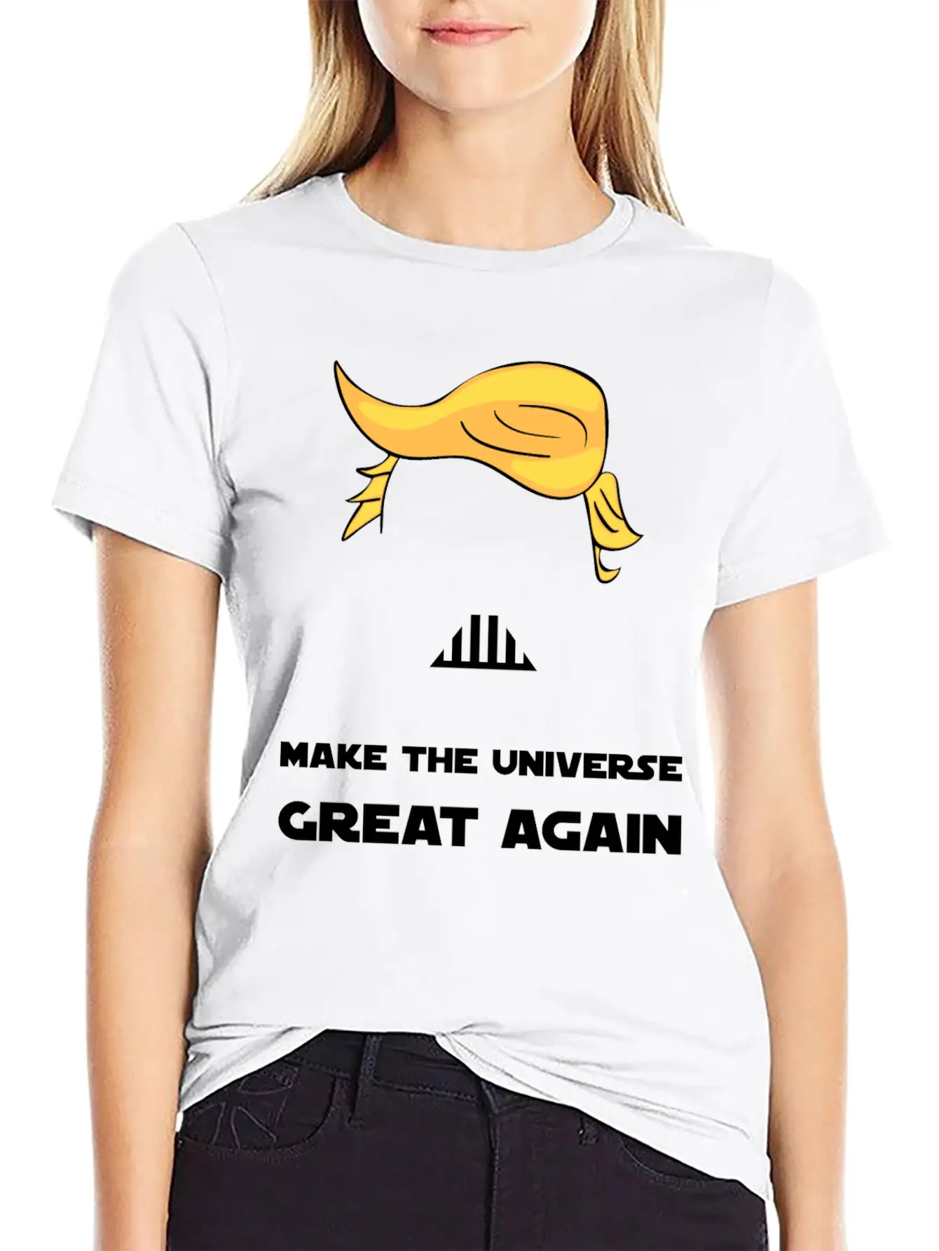 MAKE THE UNIVERSE GREAT AGAIN Unisex Short Sleeve Soft Cotton T-Shirt – Casual Everyday Wear