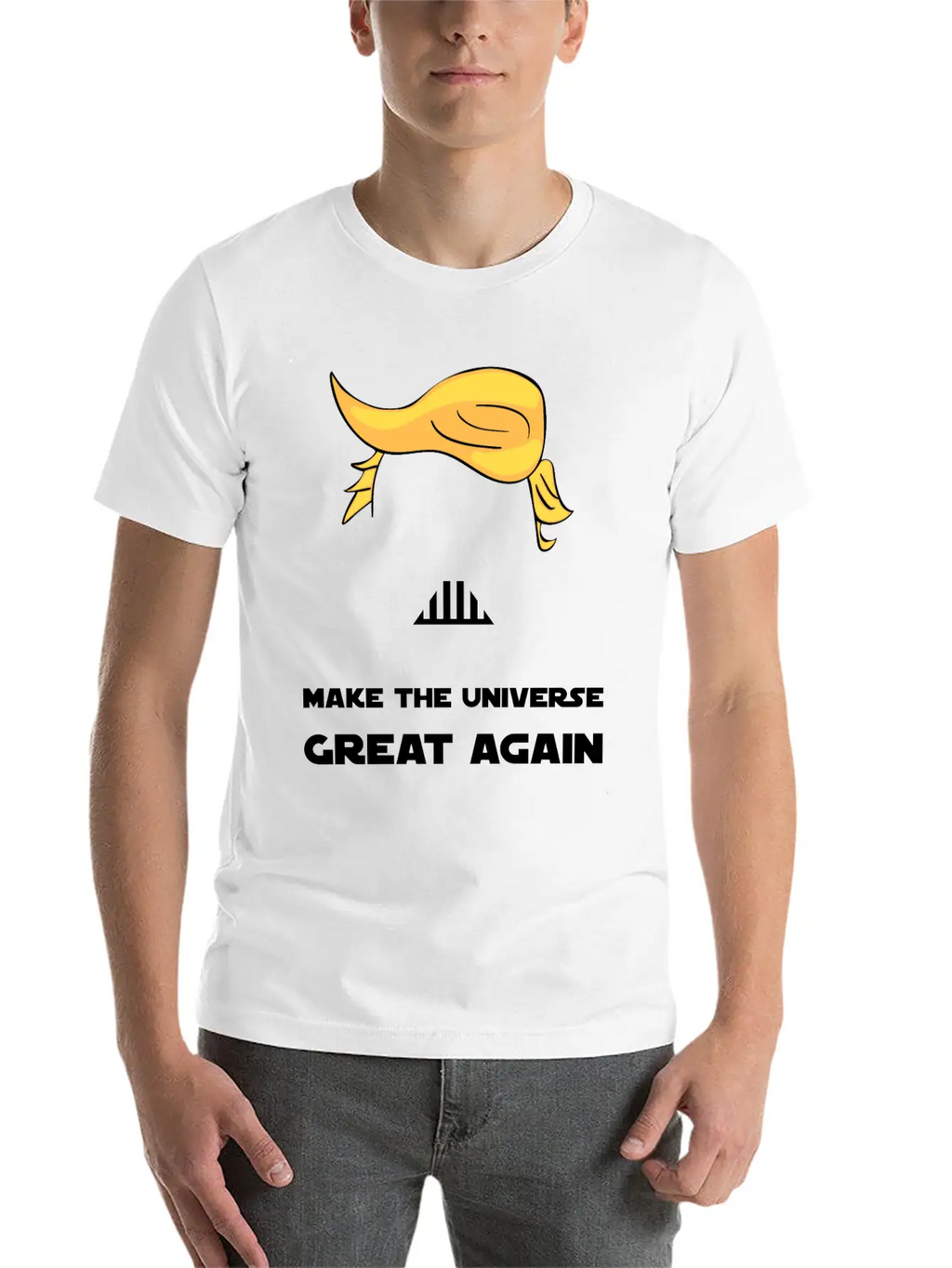 MAKE THE UNIVERSE GREAT AGAIN Unisex Short Sleeve Soft Cotton T-Shirt – Casual Everyday Wear