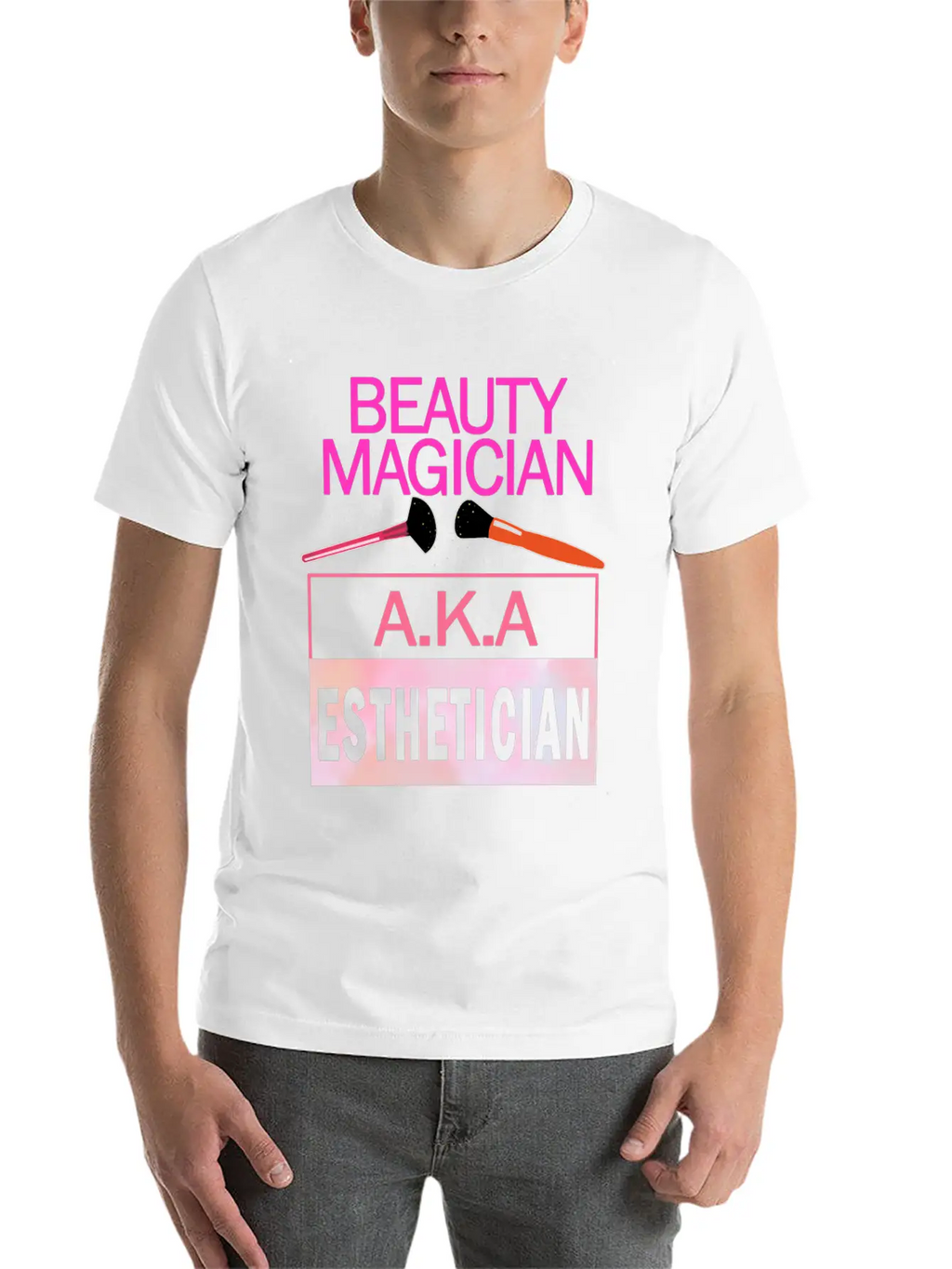 Makeup Artist, Esthetician, Asthetician Breathable Soft Cotton T-Shirt – Timeless Casual Look