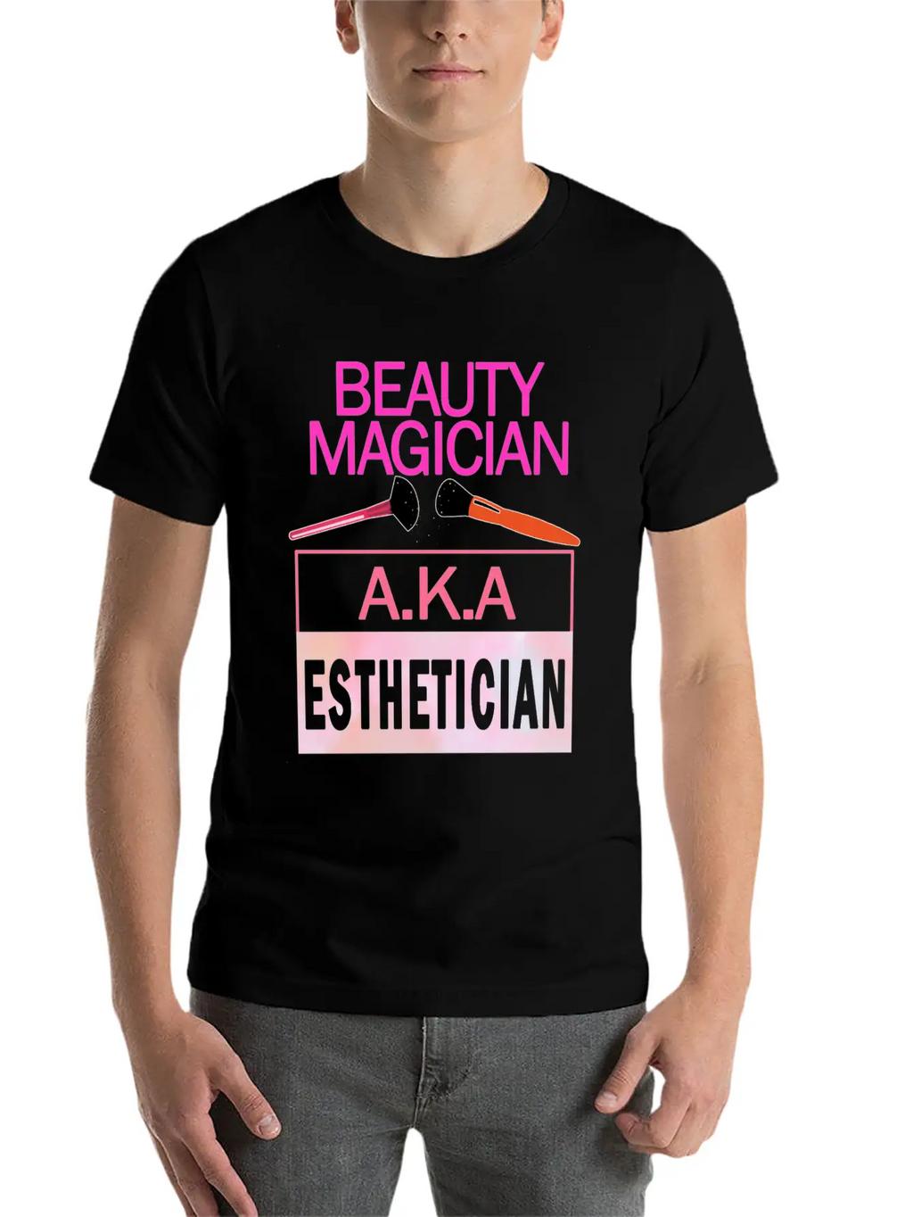 Makeup Artist, Esthetician, Asthetician Breathable Soft Cotton T-Shirt – Timeless Casual Look