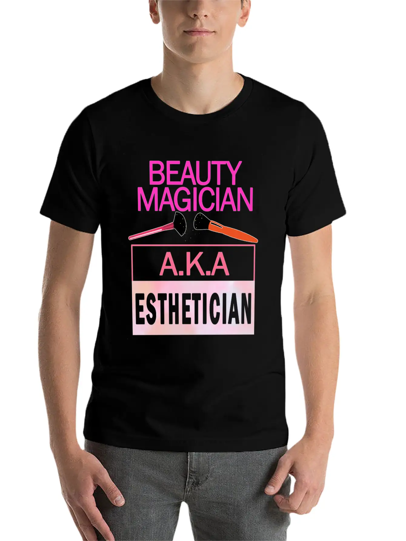 Makeup Artist, Esthetician, Asthetician Breathable Soft Cotton T-Shirt – Timeless Casual Look
