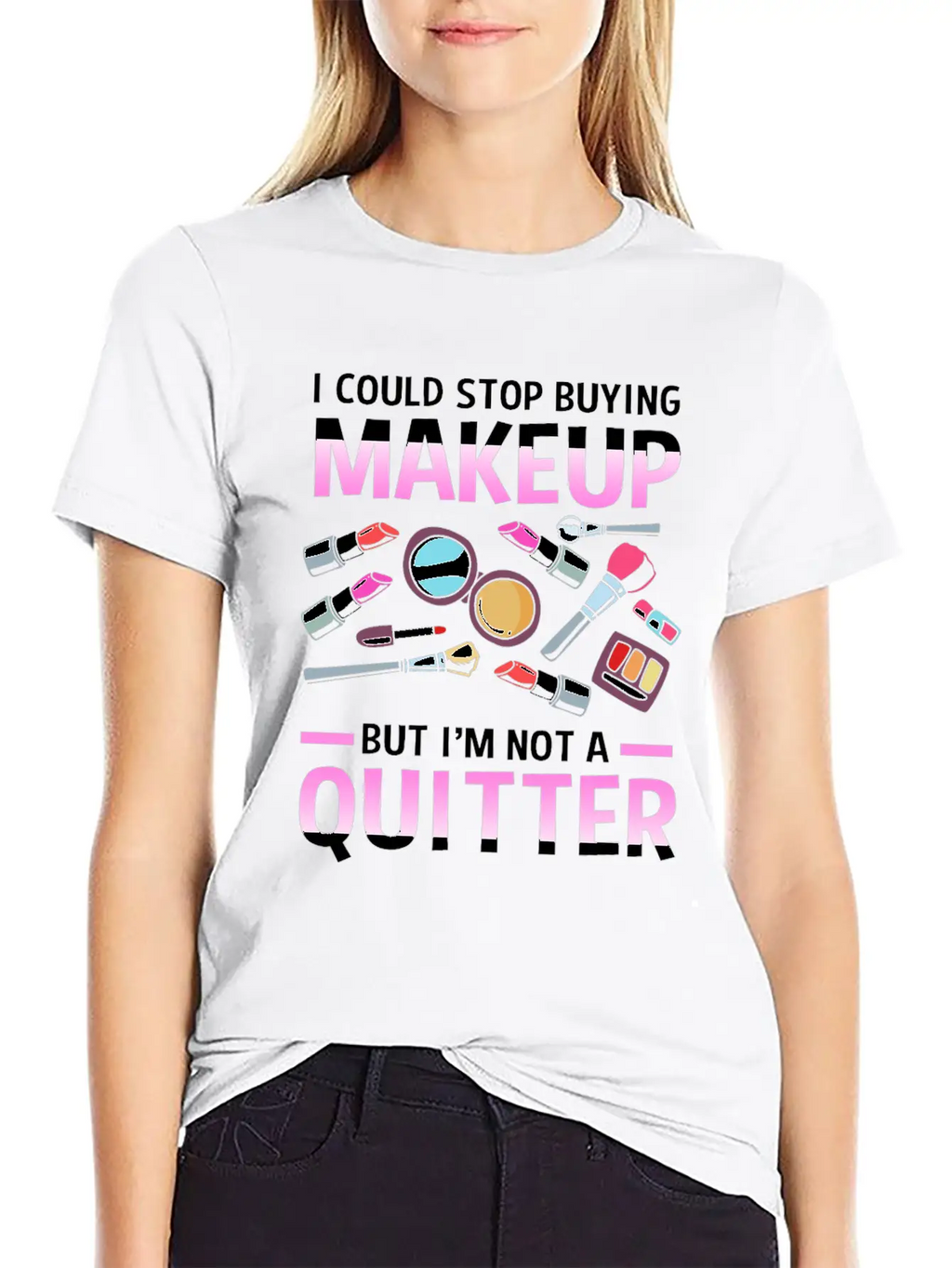 Makeup Artist I Could Stop Buying Makeup Unisex Casual T-Shirt – Clean Design For Daily Comfort