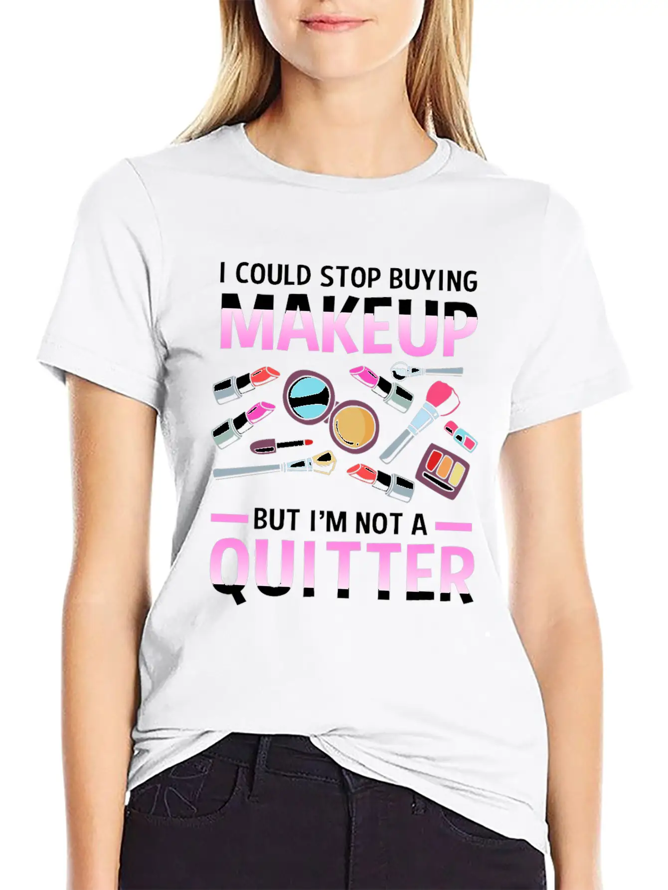 Makeup Artist I Could Stop Buying Makeup Unisex Casual T-Shirt – Clean Design For Daily Comfort