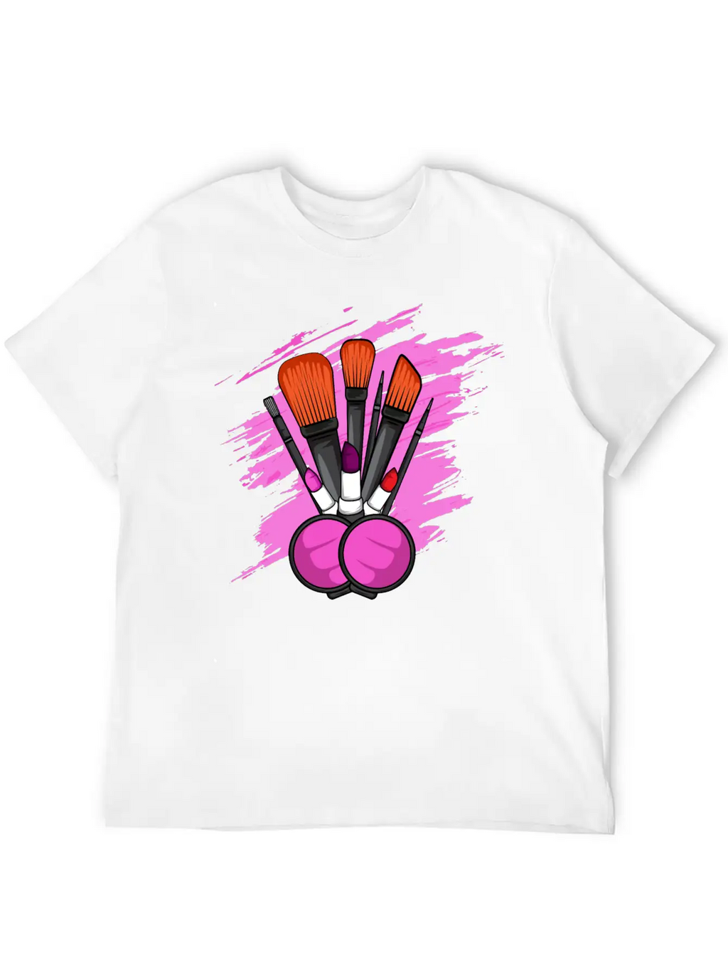 Makeup Tools Cosmetologist Gift Unisex Casual T-Shirt – Clean Design For Daily Comfort