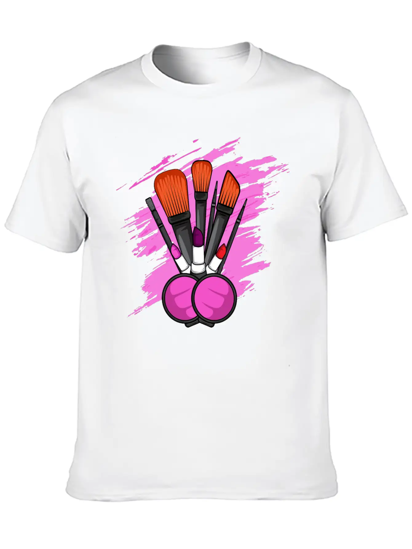 Makeup Tools Cosmetologist Gift Unisex Casual T-Shirt – Clean Design For Daily Comfort