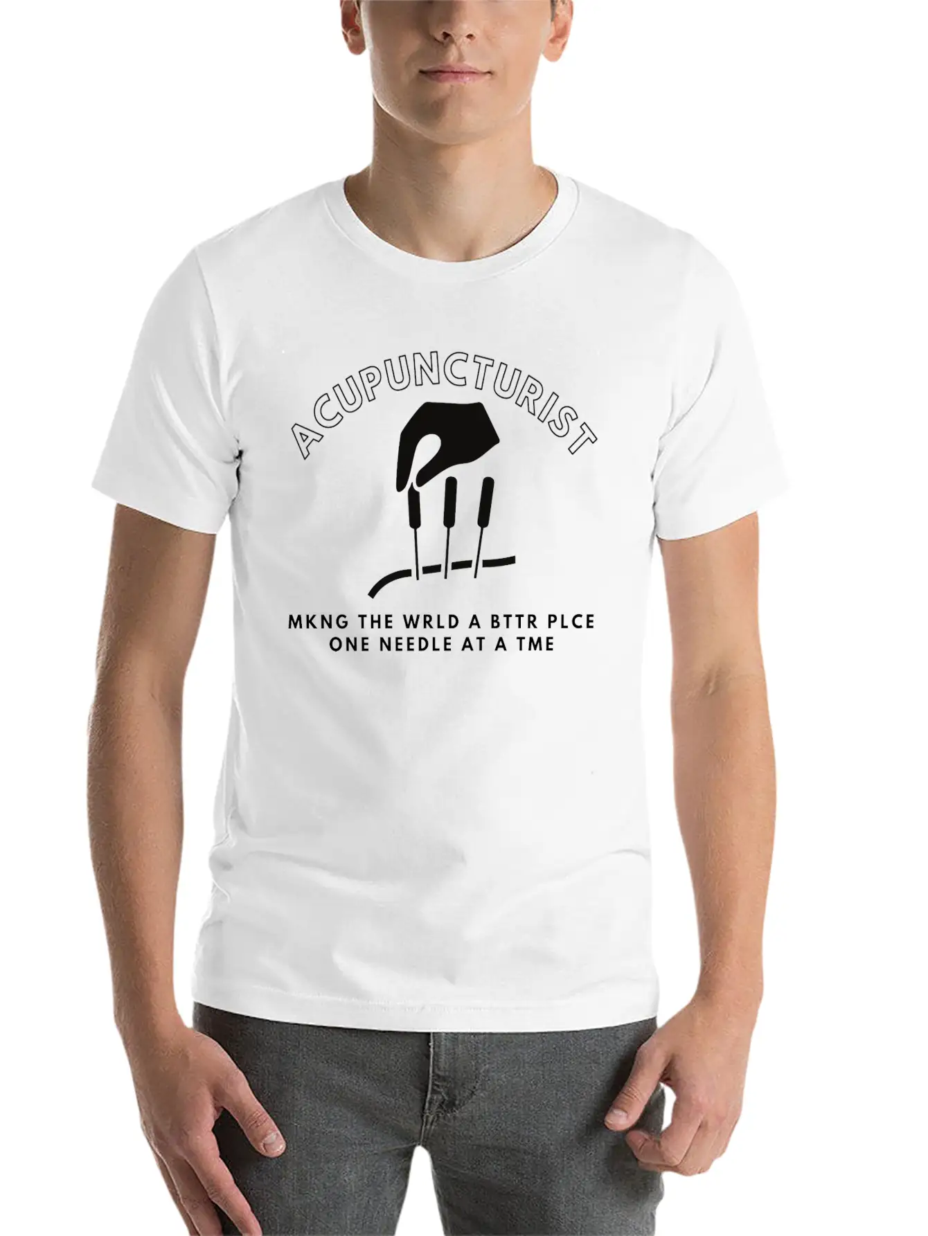 Making The World A Better Place Unisex Short Sleeve Soft Cotton T-Shirt – Casual Everyday Wear