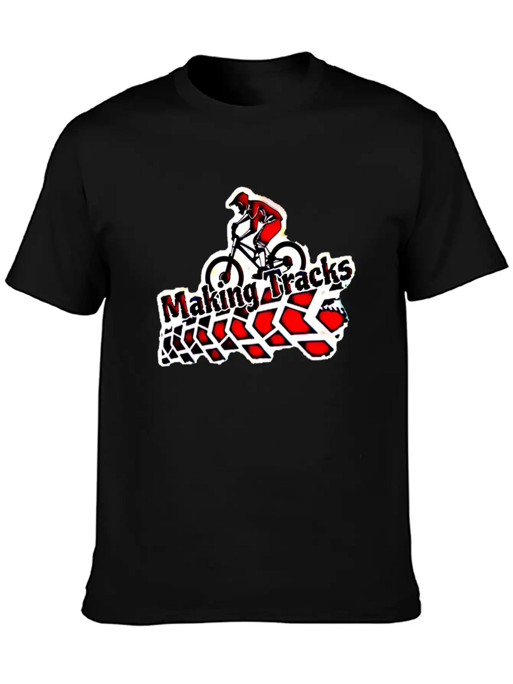 Making Tracks Essential Cotton Tee For Daily Outfits – Unisex Style