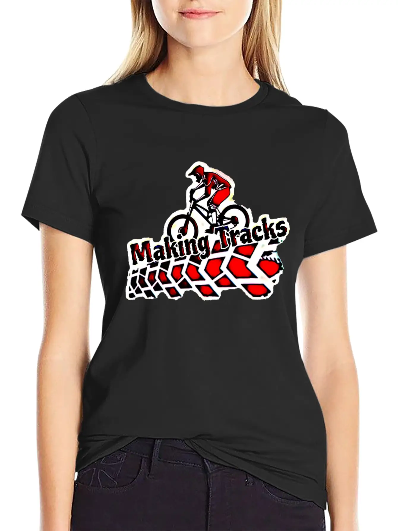 Making Tracks Essential Cotton Tee For Daily Outfits – Unisex Style