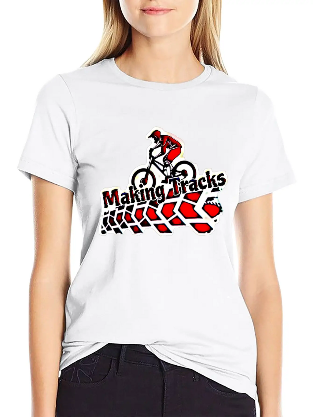 Making Tracks Essential Cotton Tee For Daily Outfits – Unisex Style