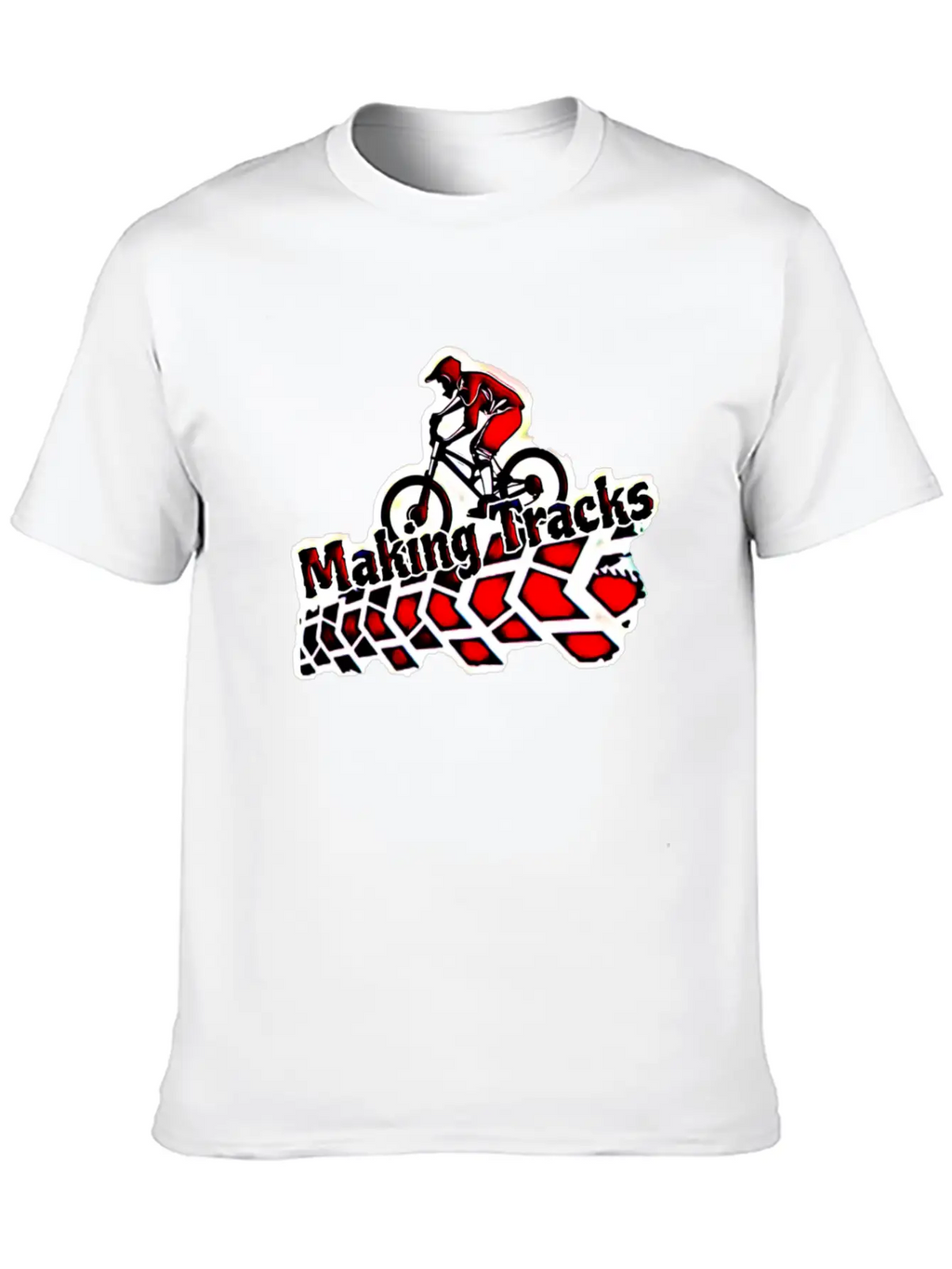 Making Tracks Essential Cotton Tee For Daily Outfits – Unisex Style