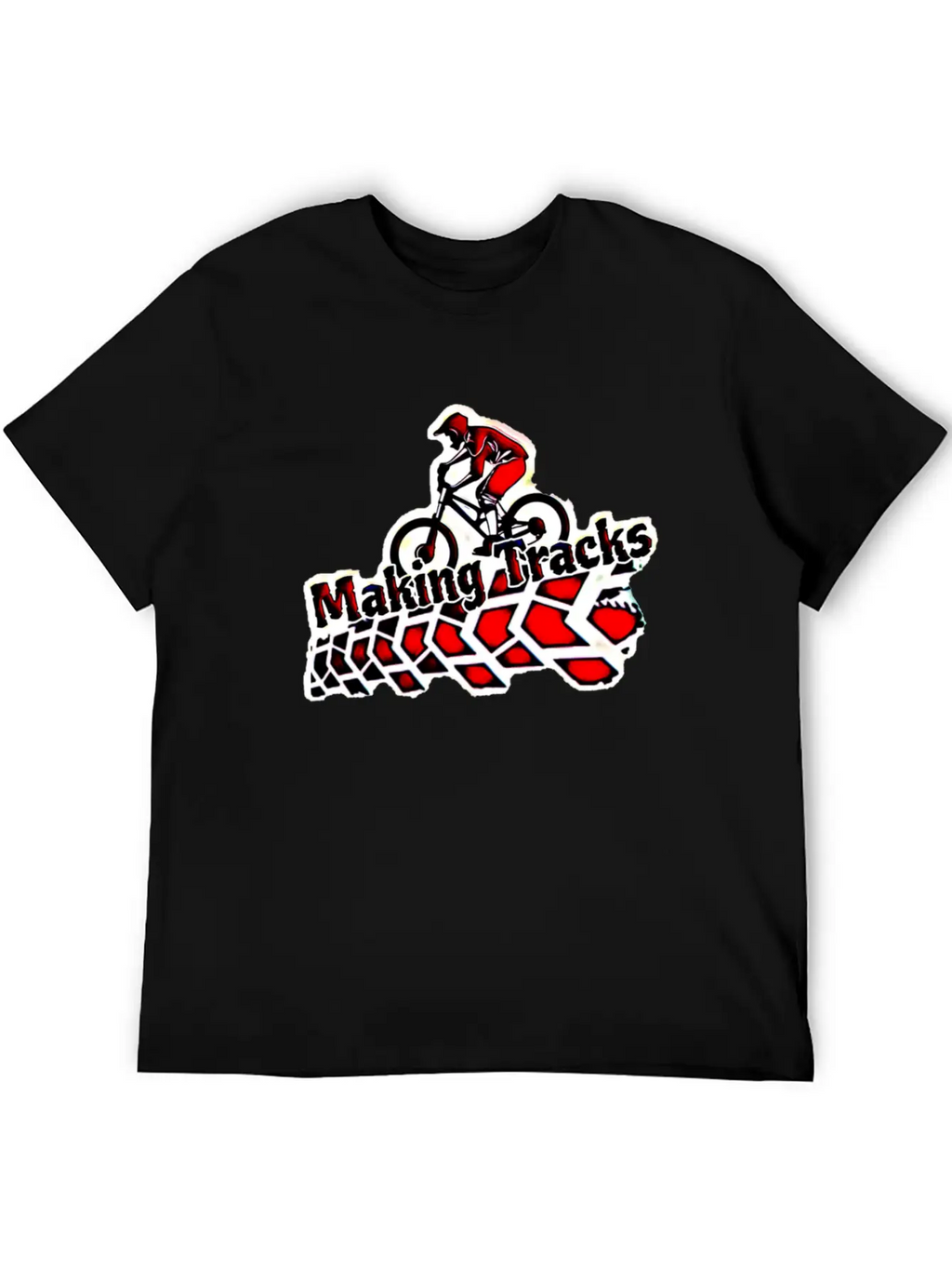 Making Tracks Essential Cotton Tee For Daily Outfits – Unisex Style