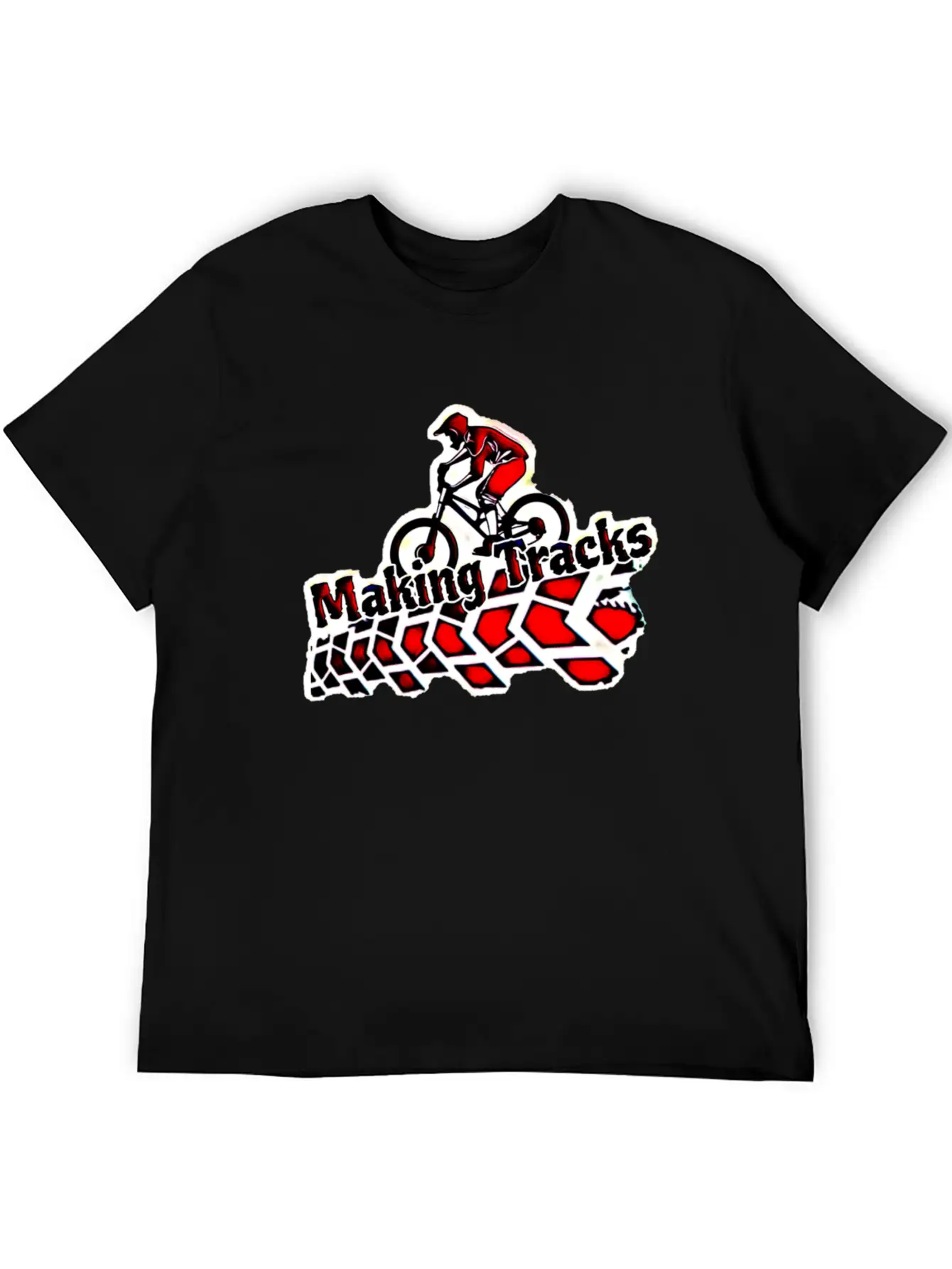 Making Tracks Essential Cotton Tee For Daily Outfits – Unisex Style