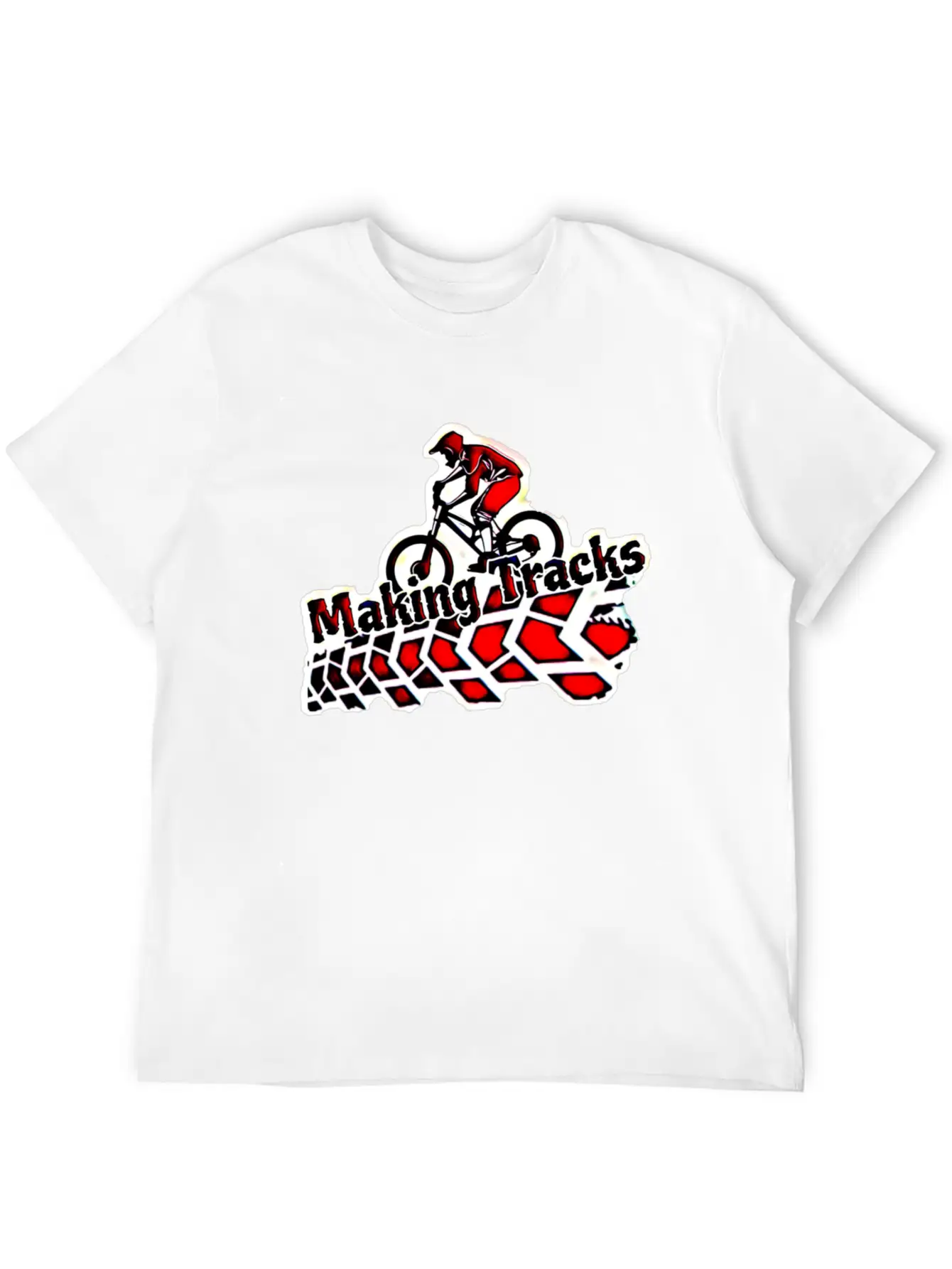 Making Tracks Essential Cotton Tee For Daily Outfits – Unisex Style