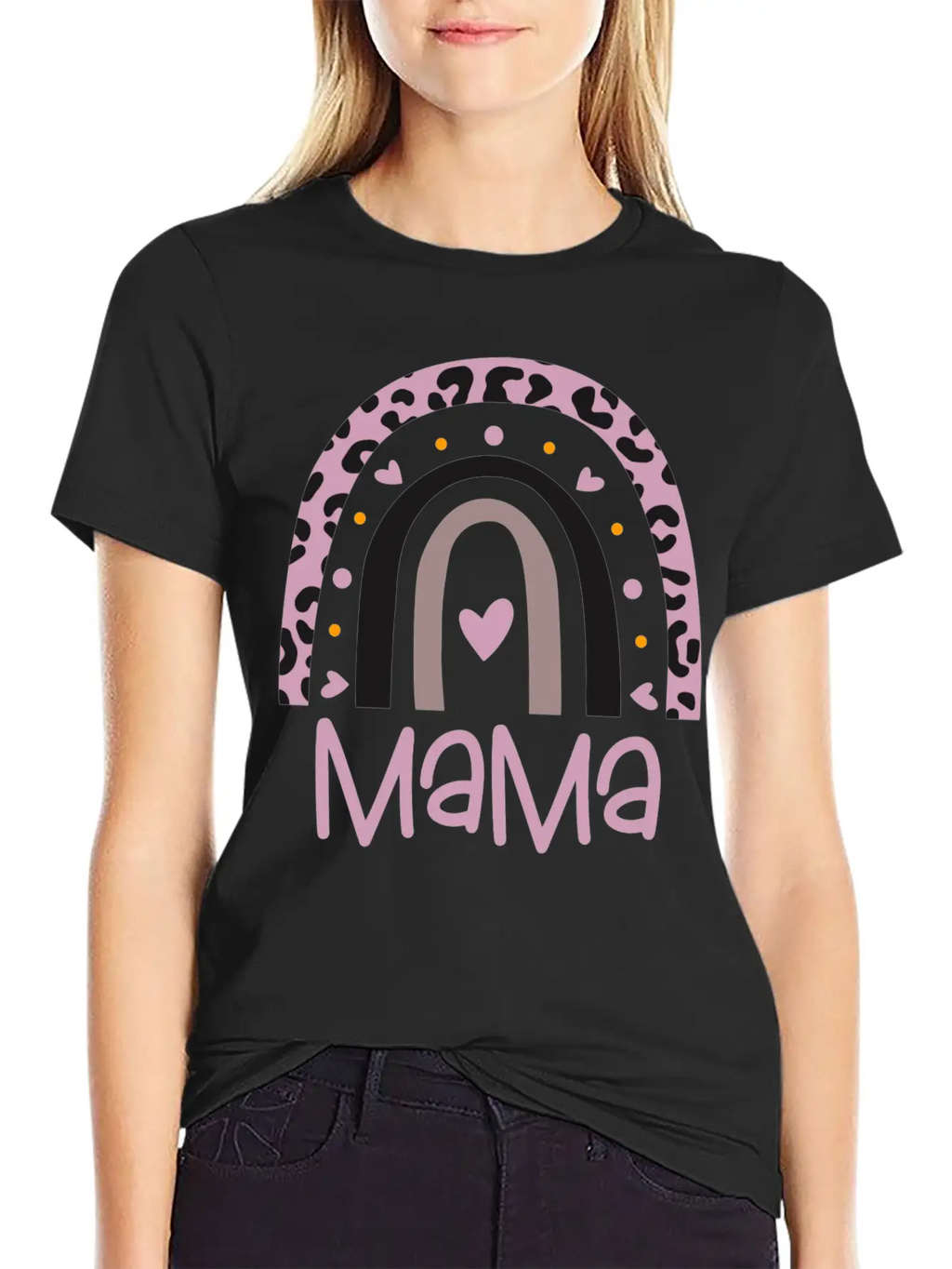 Mama Rainbow Unisex Casual T-Shirt – Clean Design For Daily Comfort