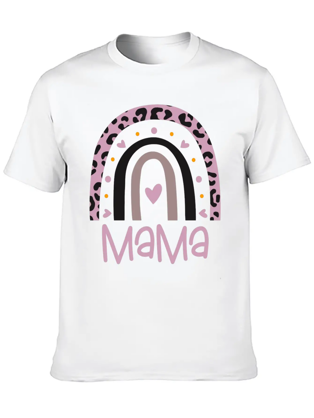 Mama Rainbow Unisex Casual T-Shirt – Clean Design For Daily Comfort