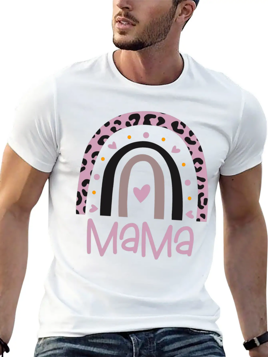 Mama Rainbow Unisex Casual T-Shirt – Clean Design For Daily Comfort