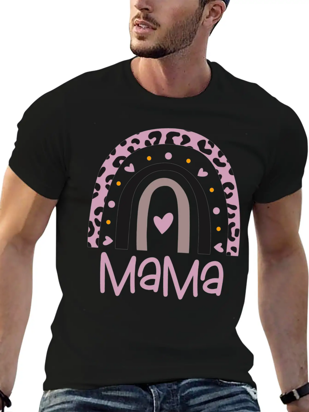 Mama Rainbow Unisex Casual T-Shirt – Clean Design For Daily Comfort