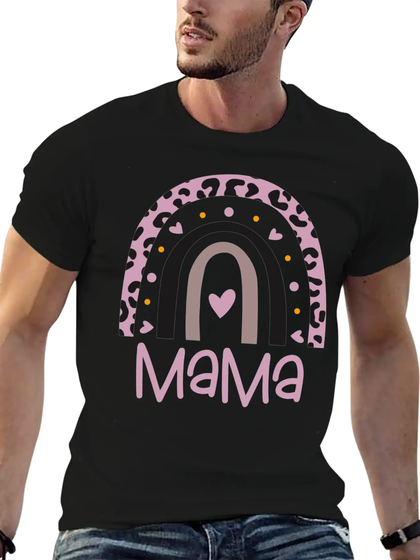 Mama Rainbow Unisex Casual T-Shirt – Clean Design For Daily Comfort