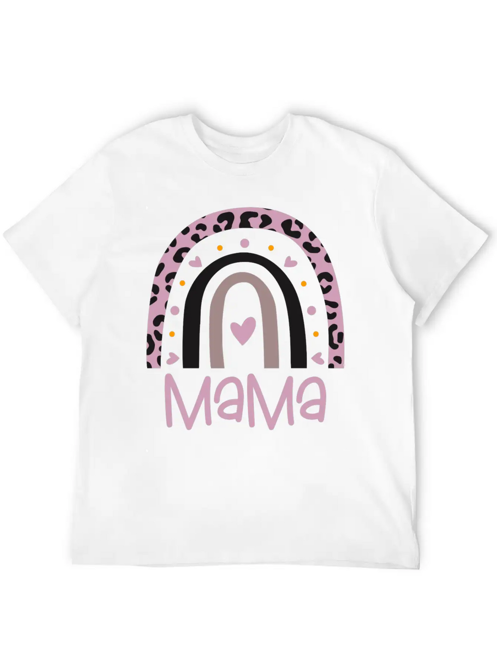 Mama Rainbow Unisex Casual T-Shirt – Clean Design For Daily Comfort