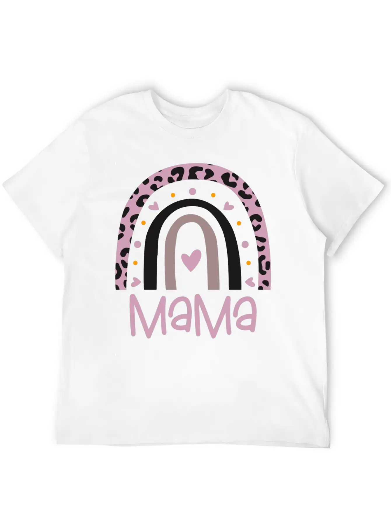 Mama Rainbow Unisex Casual T-Shirt – Clean Design For Daily Comfort