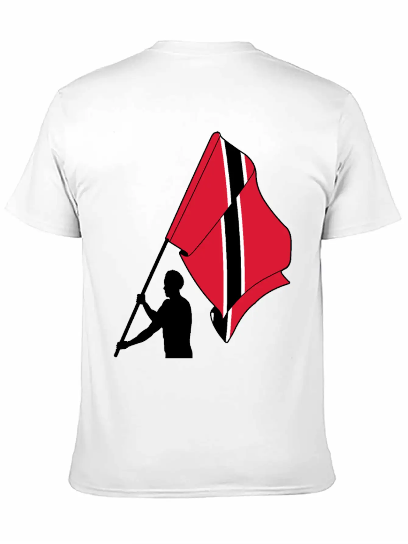Man Flag Trinidad Tobago, Casual Graphic T-Shirt – Simple And Comfortable Daily Wear