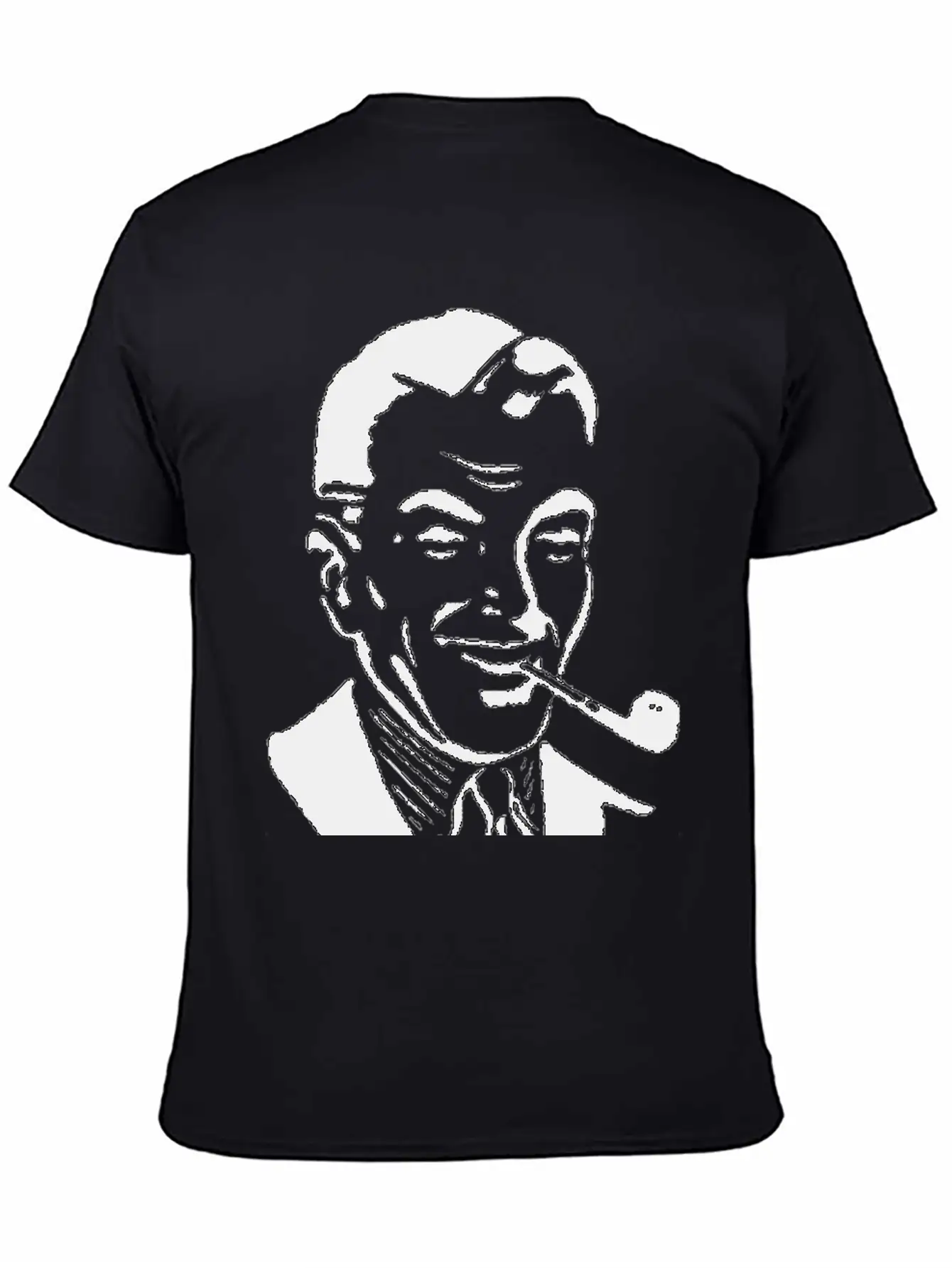 Man Smoking Pipe Breathable Graphic T-Shirt – Perfect For Casual Days