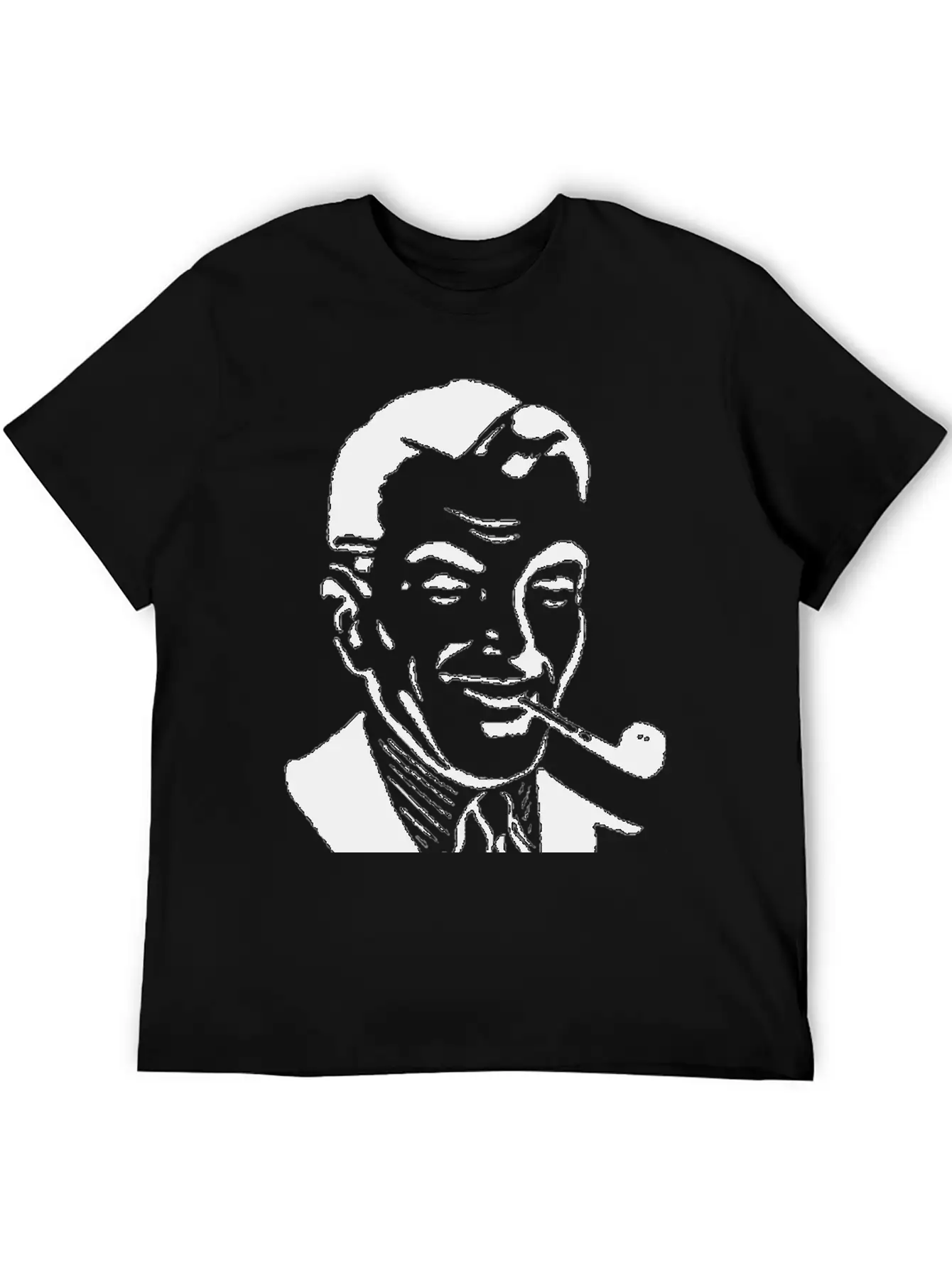 Man Smoking Pipe Breathable Graphic T-Shirt – Perfect For Casual Days