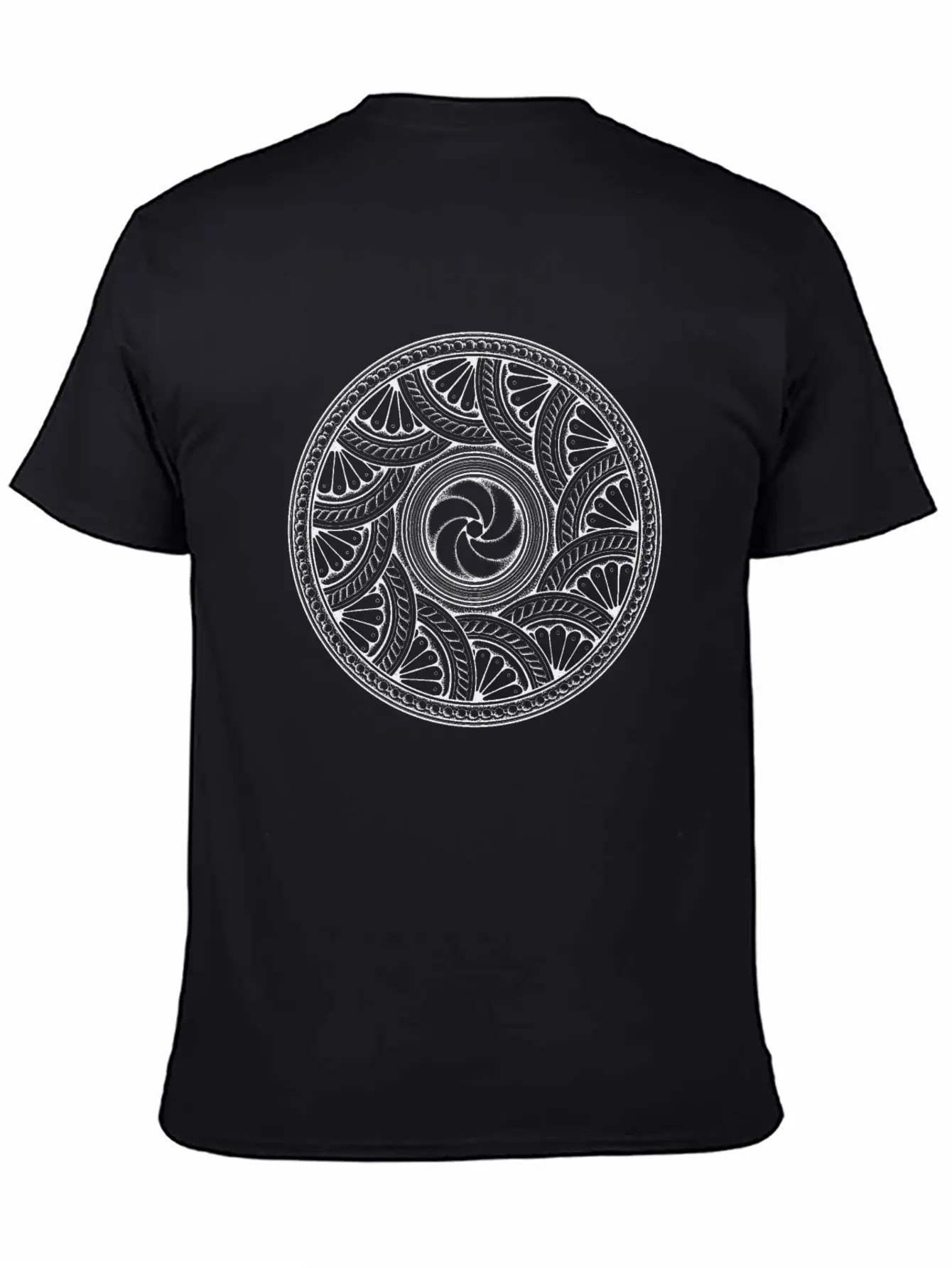 MANDALA 0050 Unisex Short Sleeve Soft Cotton T-Shirt – Casual Everyday Wear