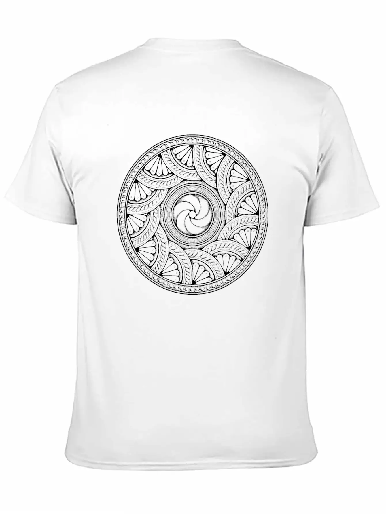 MANDALA 0050 Unisex Short Sleeve Soft Cotton T-Shirt – Casual Everyday Wear