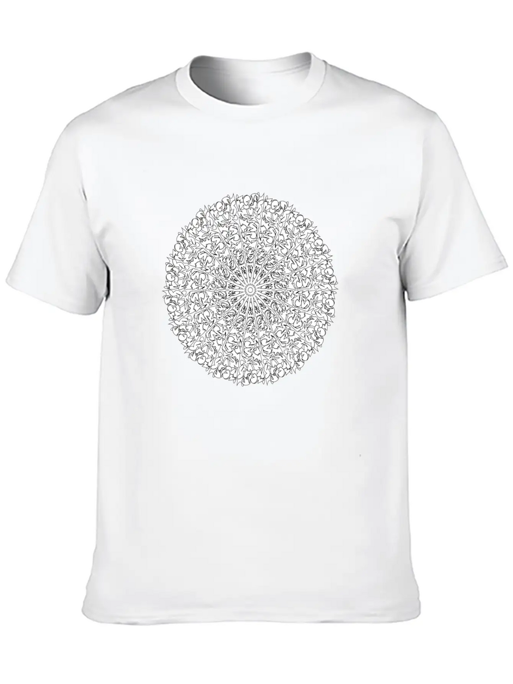 Mandala 2 Breathable Soft Cotton T-Shirt – Timeless Casual Look